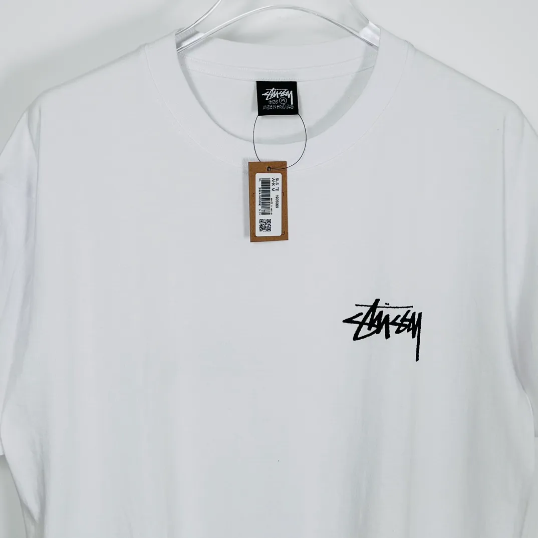 Spot goods! STUSSY SS24 Animal Series TOUCAN TEE Toucan T-shirt Black and White S-XL