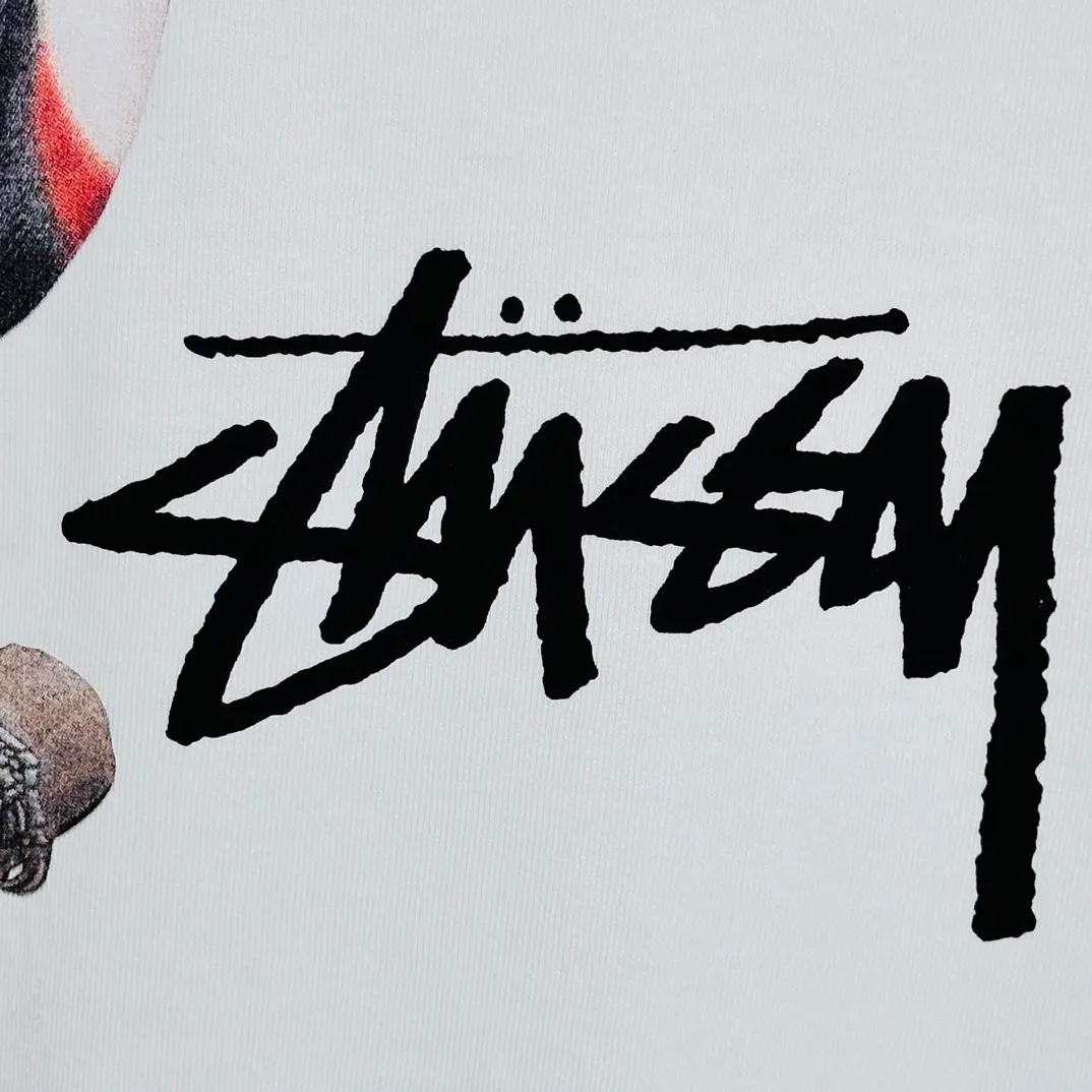 Spot goods! STUSSY SS24 Animal Series TOUCAN TEE Toucan T-shirt Black and White S-XL