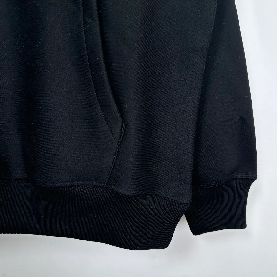 Graffiti word sweatshirt Stussy FW24 BUILT IN USA HOODIE English logo on the back plus velvet hooded sweatshirt/hoodie black gray dark blue S-XL