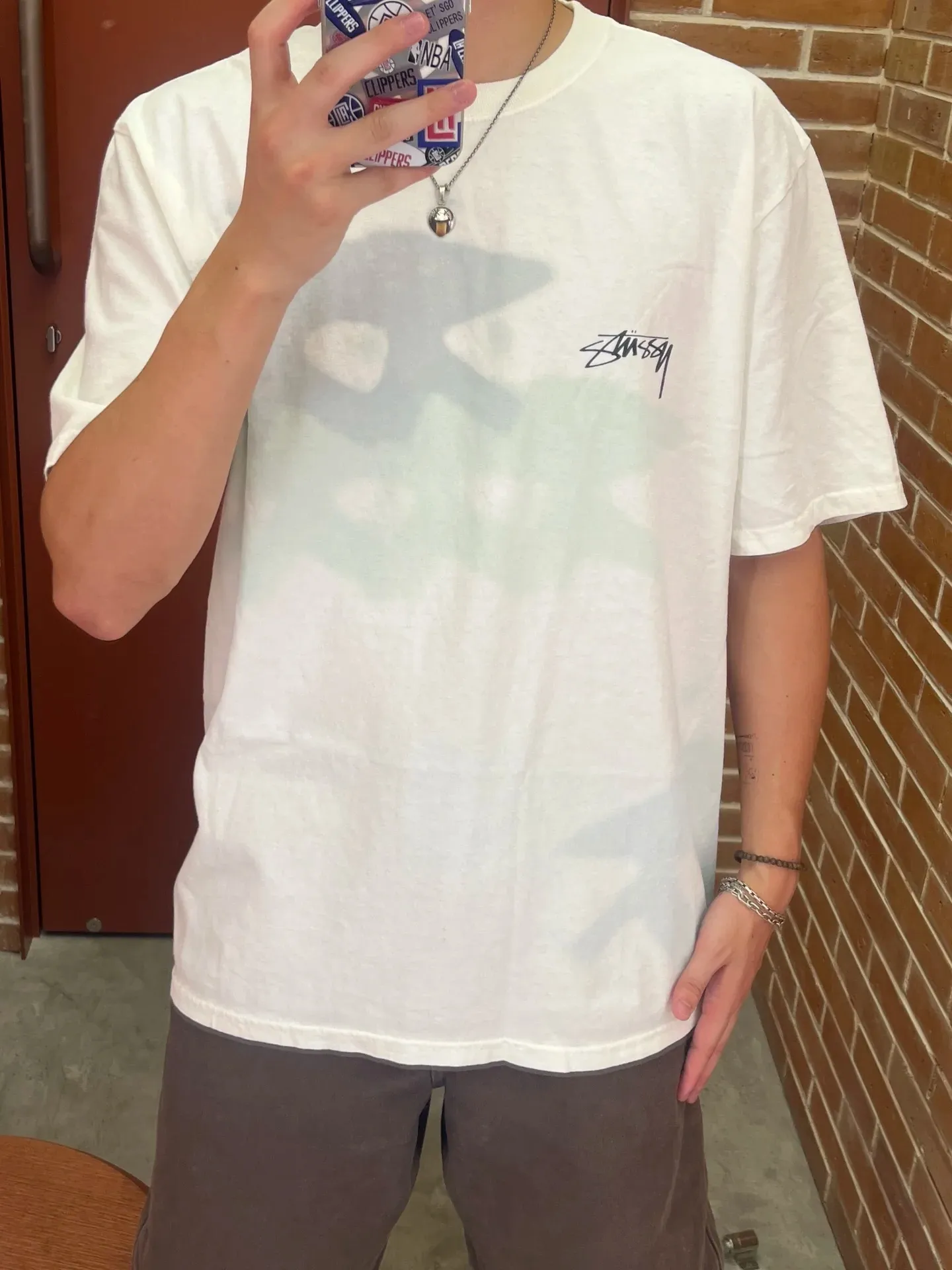 Surfer T-shirt STUSSY SS25 LOW TIDE TEE dyed design American retro short-sleeved black and white S-XL