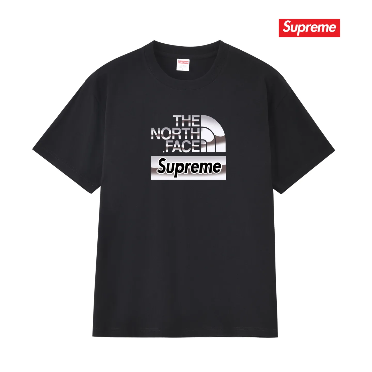 Supreme Feel free to compare zp. The whole piece adopts three-needle five-thread craftsmanship (neckline-shoulder seam-sleeve seam double thread, which looks more three-dimensional and textured). It has the same craftsmanship as the original original, classic version. Color: black, white, light gray, pink, navy. Size: S M L XL XXL