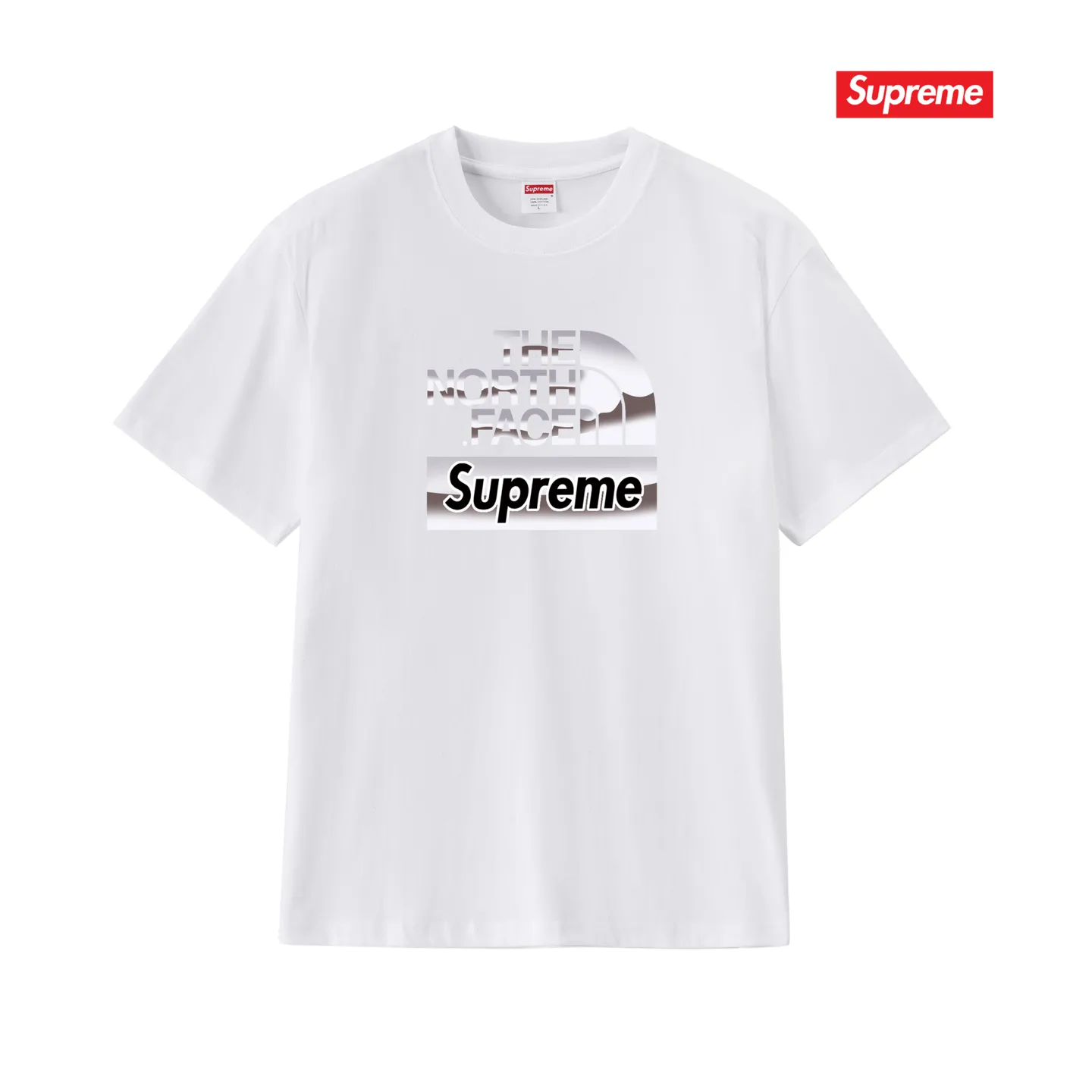 Supreme Feel free to compare zp. The whole piece adopts three-needle five-thread craftsmanship (neckline-shoulder seam-sleeve seam double thread, which looks more three-dimensional and textured). It has the same craftsmanship as the original original, classic version. Color: black, white, light gray, pink, navy. Size: S M L XL XXL