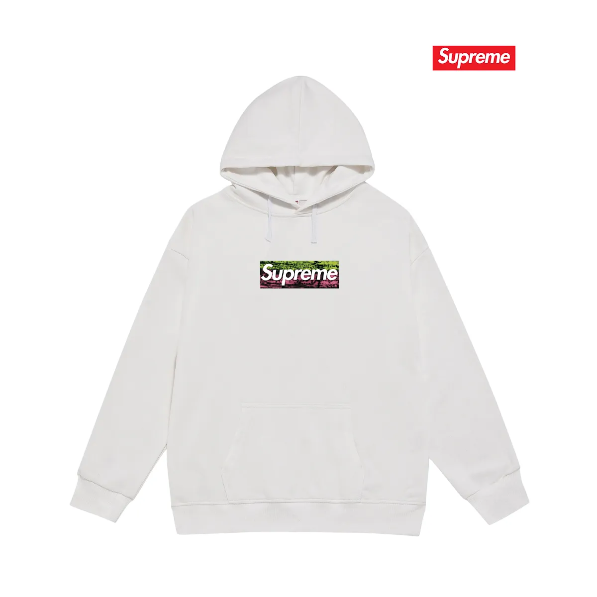 Style number S2163 #terry P160💰 Velvet P170💰 Sup Los Angeles wildfire rescue B0X printed hooded sweatshirt Made of 400g large terry 430g silver fox velvet (drop shoulder large version) fabric, soft texture and no pilling Imported environmentally friendly printing glue The pattern is bright and three-dimensional Quality 💥Same style for men and women The upper body is trendy Color: black white gray Size: S M L XL XXL
