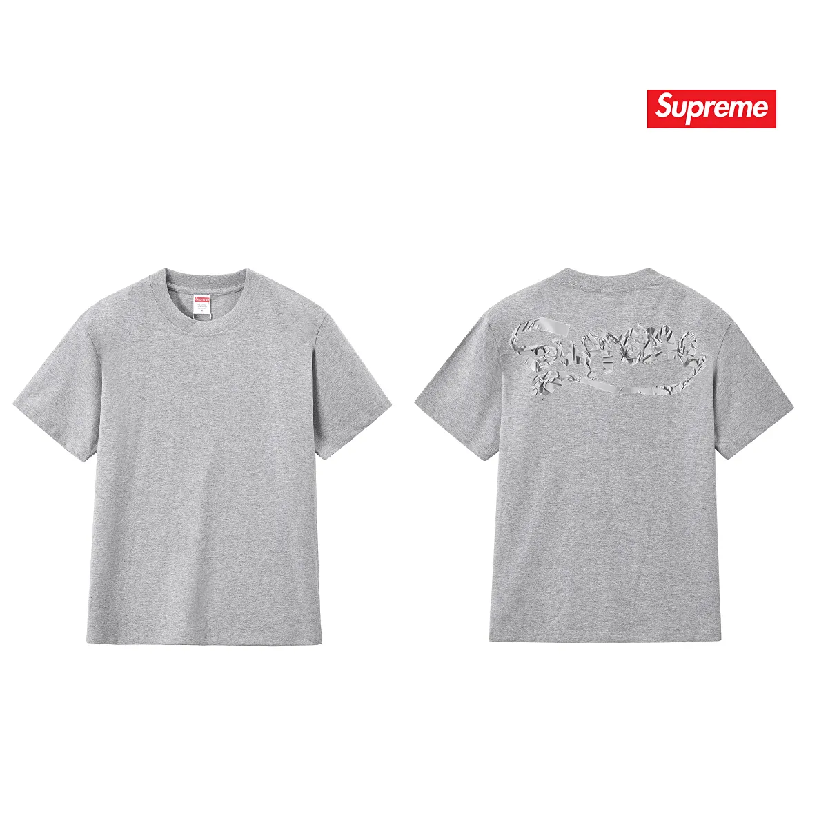S216 P110💰 New Sup 80SS Tape Tee pure cotton loose round neck T-shirt with logo printed on the back. Same style for men and women. Loose fit. Made of 260g combed cotton double yarn. All three standards are complete from fabrics to accessories. ZP. Imported Matsui Company slurry printing will never crack. The whole piece adopts three-needle five-thread technology. The neckline-shoulder seam-sleeve seam is double-lined, which looks more three-dimensional and textured. The same process as the original version, classic version. Feel free to compare zp. The whole piece adopts three-needle five-thread craftsmanship (neckline-shoulder seam-sleeve seam double thread, which looks more three-dimensional and textured). It has the same craftsmanship as the original original, classic version. Color: black, white, light gray, pink, navy. Size: S M L XL XXL