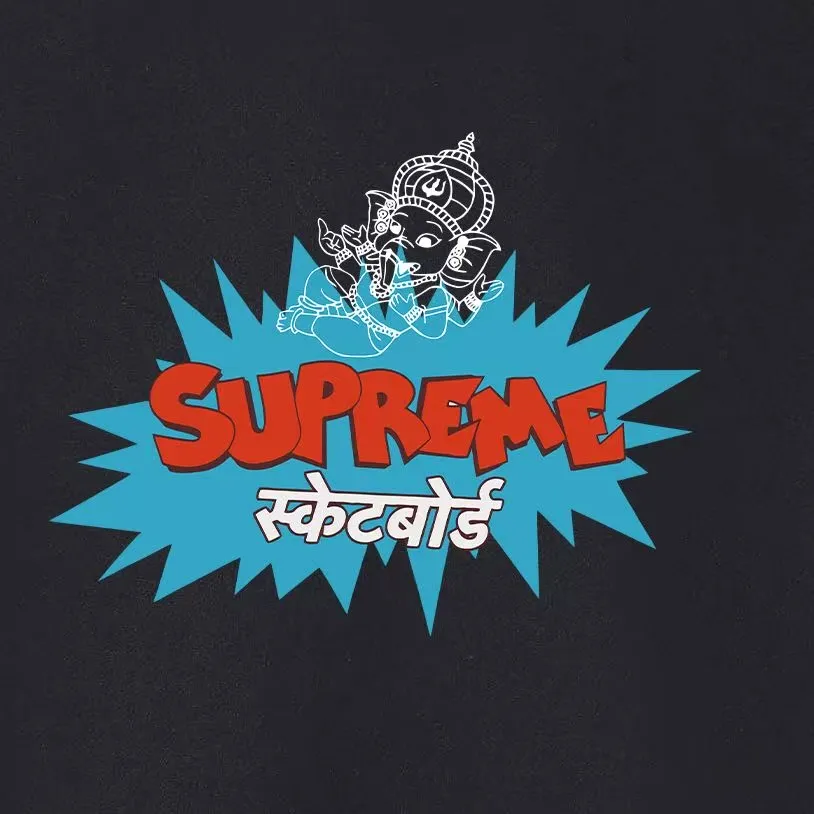 Style No. S1173 #terry p150💰 Plus velvet 160💰 SUPREME Ganesha explosion LOGO printing round neck sweatshirt Made of 400 grams of large terry (drop shoulder large version) fabric, soft texture and no pilling Imported environmentally friendly printing glue The pattern is bright and three-dimensional Quality 💥Same style for men and women The upper body is trendy Color: black white gray Size: S M L XL XXL