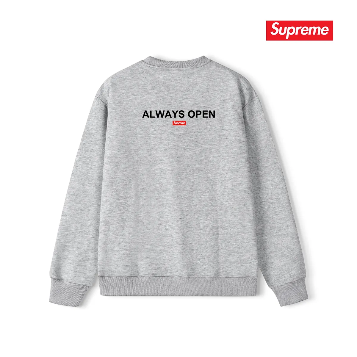 Style No. S1019 #terryp150💰 Velvet 160💰 Supreme SS22 Week 1 Gas Tee pattern printed round neck sweatshirt Made of 400g large terry (drop shoulder large version) fabric, soft texture and no pilling Imported environmentally friendly printing glue The pattern is bright and three-dimensional Quality 💥 Unisex style The upper body is trendy Color: black white gray Size: S M L XL XXL