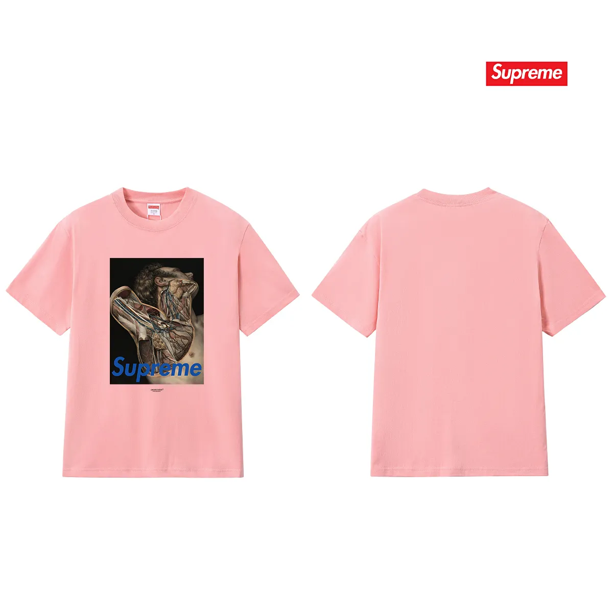 S178 P110💰 Supreme Undercover Public Enemy joint anatomy People's Enemy Bullseye Short Sleeves Loose fit Made of 260 grams of combed cotton double yarn, all three standards are complete from fabrics to accessories ZP Imported Matsui company's slurry printing will never crack The whole piece is made with three needles and five threads The neckline-shoulder seam-sleeve seam is double-lined, it looks more three-dimensional and textured) The same process as the original version, classic version Feel free to compare zp. The whole piece adopts three-needle five-thread craftsmanship (neckline-shoulder seam-sleeve seam double thread, which looks more three-dimensional and textured). It has the same craftsmanship as the original original, classic version. Color: black, white, light gray, navy blue, pink. Size: S M L XL XXL