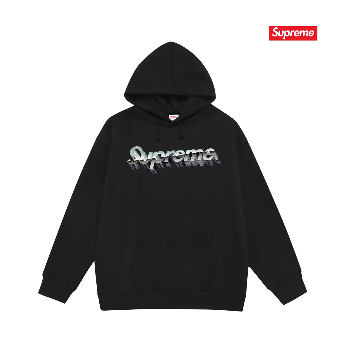 Style No. S2192 #Terry P160💰 Velvet P170💰 SUP cotton three-dimensional printed logo hooded sweatshirt Made of 400g large terry 430g silver fox velvet (drop shoulder large version) fabric, soft texture and no pilling Imported environmentally friendly printing glue The pattern is bright and three-dimensional Quality 💥Same style for men and women The upper body is trendy Color: black white gray Size: S M L XL XXL