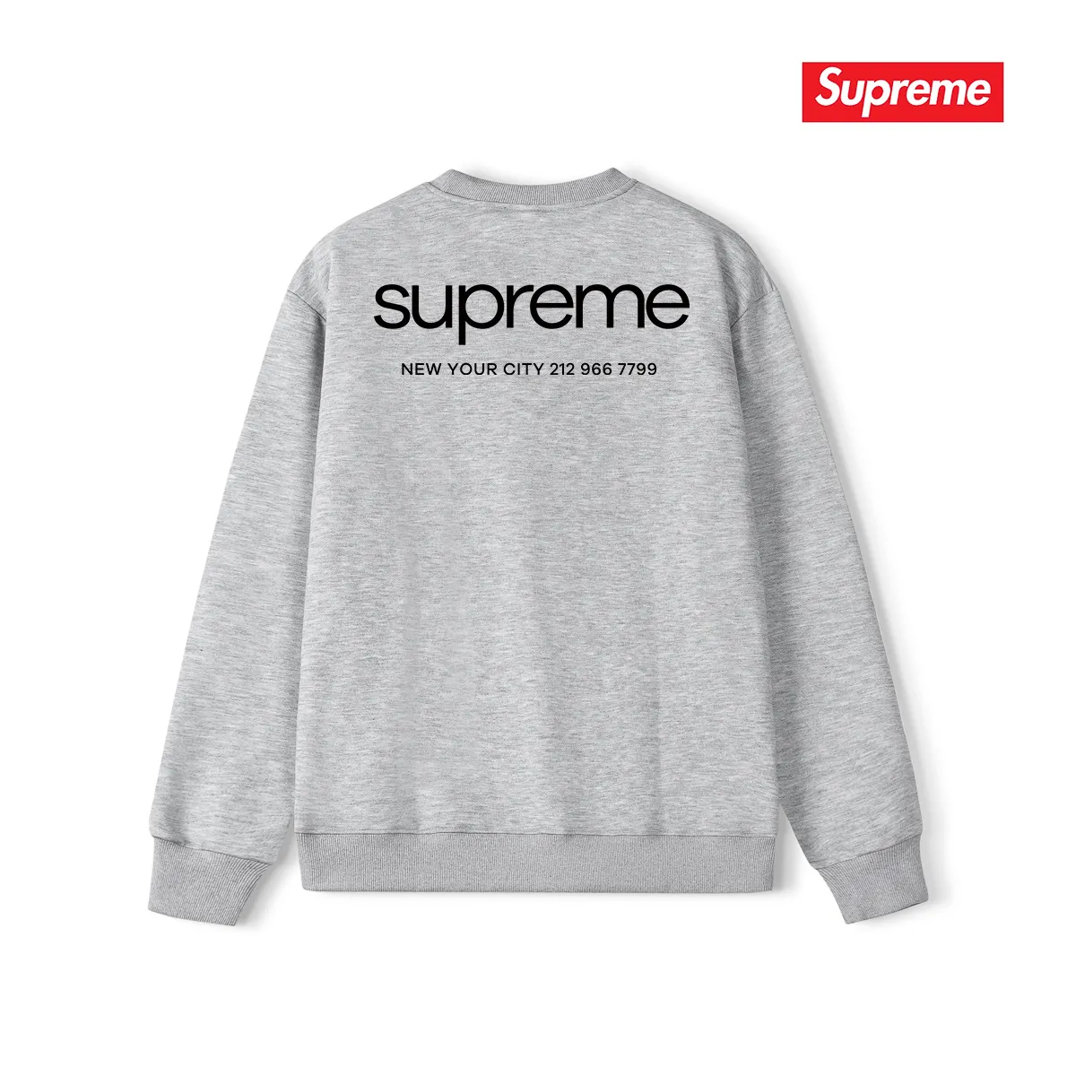 Style No. S1138 #terry p150💰 Velvet 160💰 Sup 80SS New York Tee store information Fashion brand handsome popular style letter English round neck sweatshirt Made of 400 grams of large terry (drop shoulder large version) fabric, soft texture and no pilling Imported environmentally friendly printing glue The pattern is bright and three-dimensional Quality 💥Same style for men and women The upper body is trendy Color: black white gray Size: S M L XL XXL