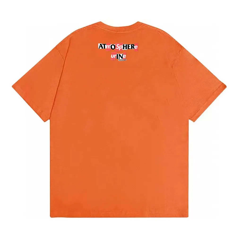 #S107 p110💰 Supreme Week 14 xANTIHERO Balcony Tee co-branded Michael Jackson balcony character print. Loose fit. Made of 260g combed cotton double yarn. All three standards are complete from fabric to accessories. ZP. Imported Matsui Company slurry printing will never crack. The whole piece is made of three-needle five-thread technology. The collar-shoulder seam-sleeve seam is double-lined, which looks more three-dimensional and textured.) The same process as the original version, classic version Feel free to compare zp. The whole piece adopts three-needle five-thread craftsmanship (neckline-shoulder seam-sleeve seam double thread, which looks more three-dimensional and textured). It has the same craftsmanship as the original original, classic version. Color: White, Black, Orange, Light Blue. Size: S M L XL XXL