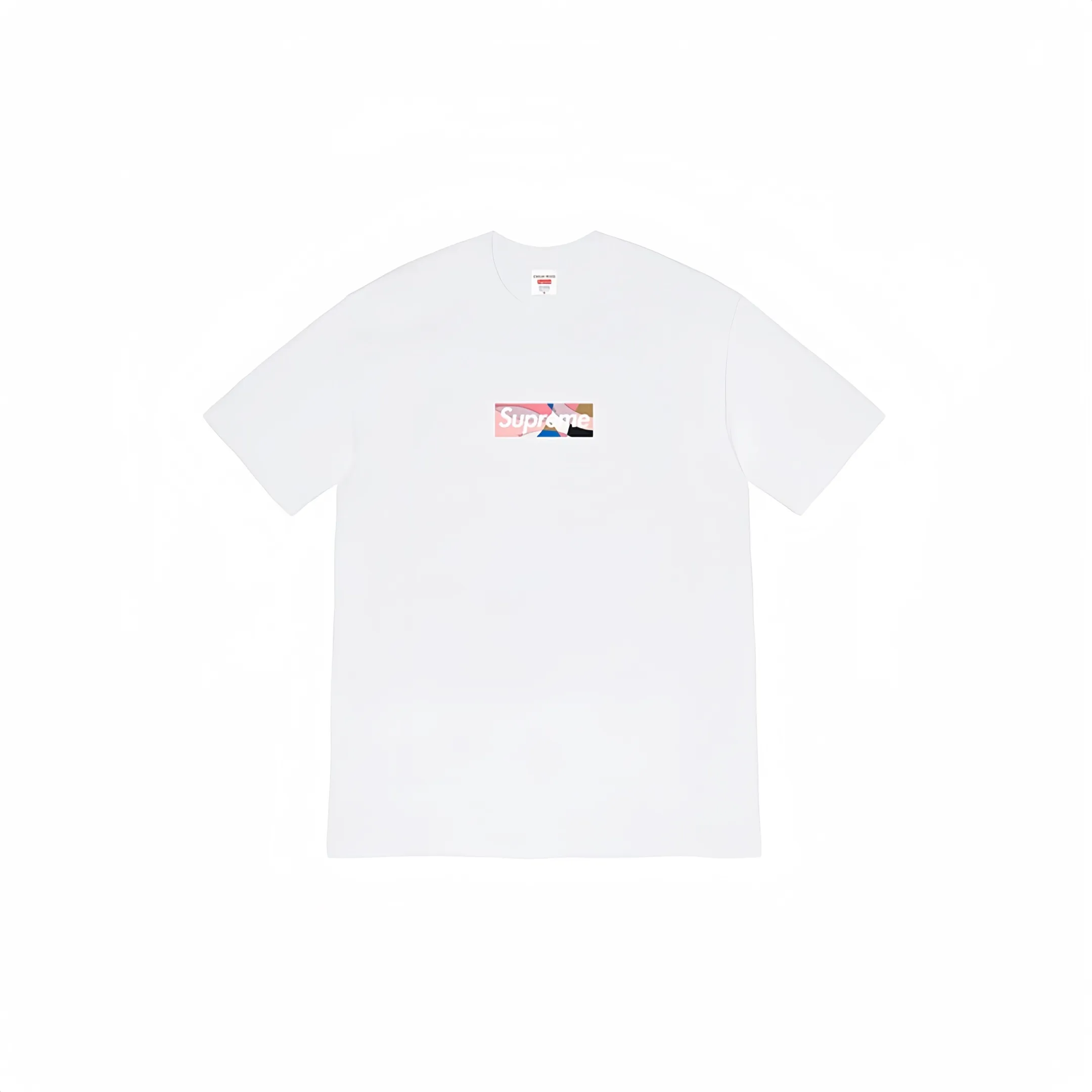 #S74 P110💰 Supreme Week 16 x Emilio Pucci co-branded Box Logo Tee Logo printed solid color short-sleeved T-shirt for men and women. Made of 260g combed cotton double yarn. From fabric to accessories, all three standards are complete and ZP. Imported Matsui company's slurry printing will never crack. The whole piece adopts three-needle five-thread technology. The collar-shoulder seam-sleeve seam is double-lined, which looks more three-dimensional and textured.) The same process as the original version, classic version Feel free to compare zp The whole piece adopts three-needle five-thread craftsmanship (neckline-shoulder seam-sleeve seam double thread, looks more three-dimensional and textured) and the same craftsmanship as the authentic original, classic version Color: black/black black/blue black/pink gray black gray blue gray pink white black white blue white pink (remember to note the nine colors) Size: S M L XL XXL