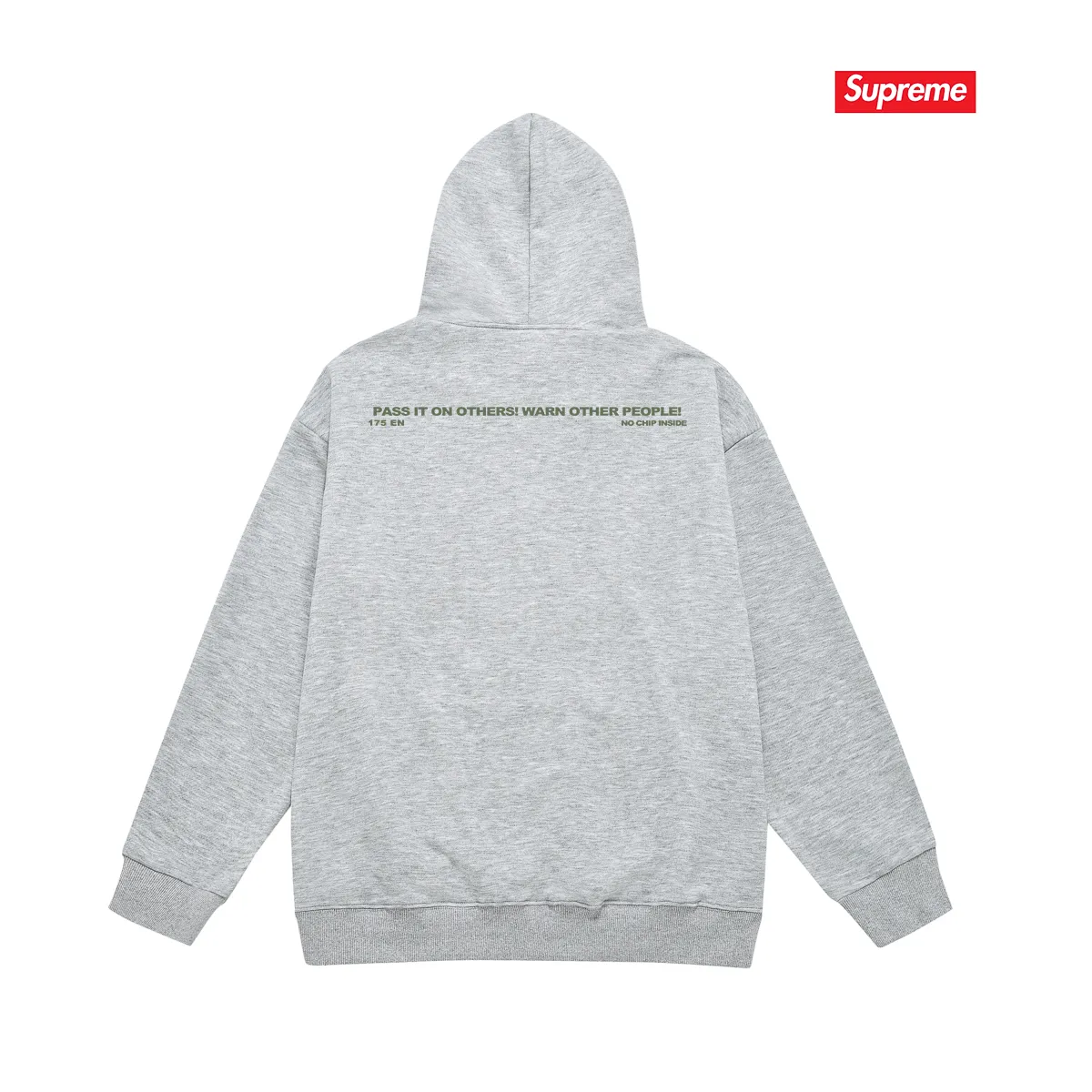 Style No. S2144 #terry P160💰 Velvet P170💰 Sup 74FW Warning Tee Warning Tee Warning Prohibited Slogan Logo Printing Hooded Sweatshirt Made of 400g large terry 430g silver fox velvet (drop shoulder large version) fabric Soft texture and no pilling Imported environmentally friendly printing glue The pattern is bright and three-dimensional Quality 💥Same style for men and women The upper body is trendy Color: black white gray Size: S M L XL XXL