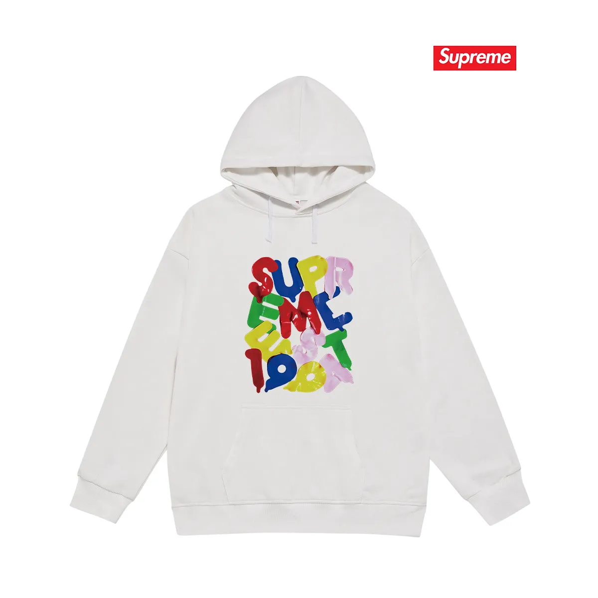 Style number S2200 #terry P160💰 Velvet P170💰 Sup high version Week 1 Balloons Tee Balloon style Logo hooded sweatshirt Made of 400g large terry 430g silver fox velvet (drop shoulder large version) fabric, soft texture and no pilling Imported environmentally friendly printing glue The pattern is bright and three-dimensional Quality 💥Same style for men and women The upper body is trendy Color: black white gray Size: S M L XL XXL
