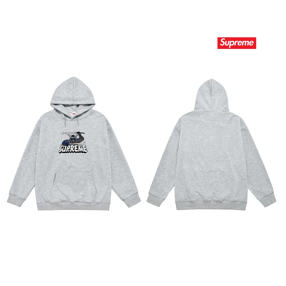 Style No. S2218 #terry P160💰 Velvet P170💰 SUP armor Japanese samurai anime font hooded sweatshirt Made of 400g large terry 430g silver fox velvet (off-shoulder large version) fabric Soft texture and no pilling Imported environmentally friendly printing glue The pattern is bright and three-dimensional Quality 💥Same style for men and women The upper body is trendy Color: black white gray Size: S M L XL XXL