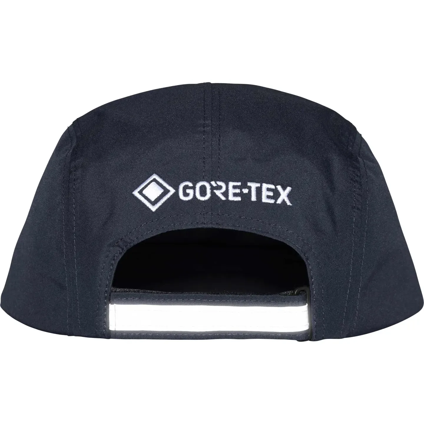 🅿️140 N038 Sup Gore-Tex Camp Cap 6M Reflective Strip Waterproof Baseball Cap Black Royal Blue