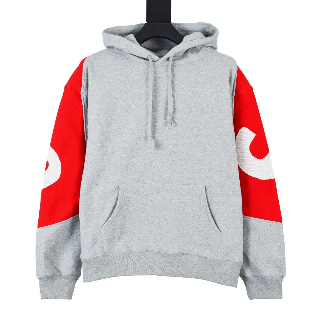 🅿️390 S239 top version Supreme BIG LOGO JACQUARD HOODED SWEATSHIRT hooded sweatshirt with big LOGO on the back. For those of us who focus on top Sup products, this sweatshirt is naturally available at our fingertips. ZP testing, custom weaving and dyeing, pure cotton 450G fleece main fabric, multiple stitching and tailoring design on the back, jacquard processing on the back, customized ZP co-branding, main label/wash water label/hangtag/packaging bag (Equipped with extra-large thickened handbag) There is a high probability of passing the inspection version, and the original packaging picture has a high probability of passing. Size: S-XL