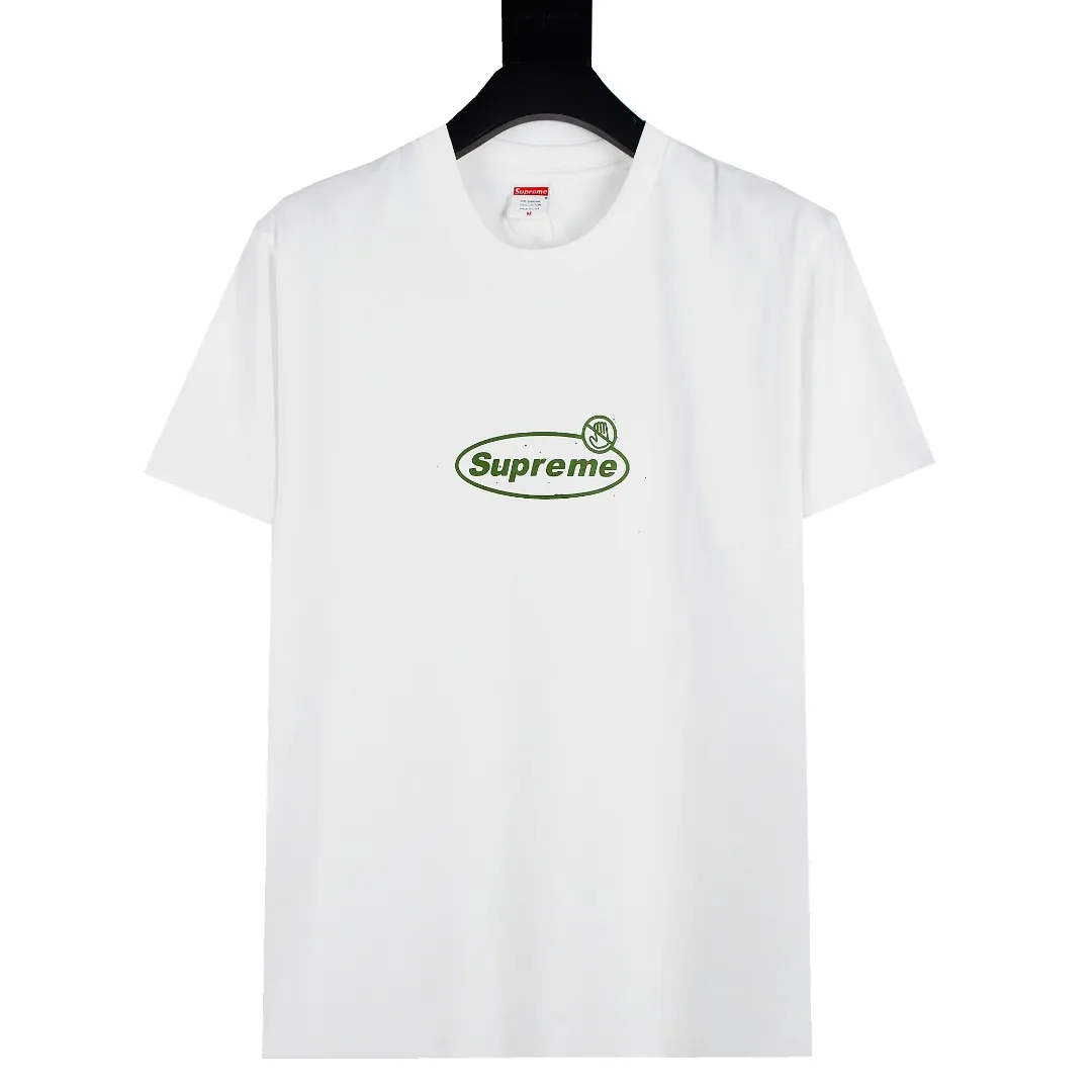 🅿️120 S79 top version Supreme 22FW Warning Tee Warning Prohibition Slogan Logo Short Sleeve T-shirt For those of us who focus on top Sup products, this short sleeve is naturally available. It adopts cylindrical seamless technology (the original technology has no gaps on the sides of the clothes, the key point of identification) The fabrics are all custom-woven and dyed, 280g weight, 100% cotton, cylindrical fabric. Cylindrical fabric is a knitted fabric woven with a cylinder loom. The needles are distributed in a cylindrical shape on the fuselage. The gray fabric is a large cylinder, which needs to be opened and shaped before further use. There is no slit on the side of the clothes, so there is no washing label on the side of ordinary short-sleeves. There is only one collar label behind the neck. The printing is printed with thermosetting ink, also known as plastic. Ink, or self-adhesive ink, contains ingredients: mainly composed of polyvinyl chloride (PVC) and phthalates. PVC and phthalates, fixing agents, stabilizers, and thickeners are mixed to form a thermal ink. Solid ink is not the digital direct printing advertised on the market. The printing texture of thermoset ink is something that digital direct printing cannot achieve. The collar label has a watermark anti-counterfeiting effect, a real anti-counterfeiting layer, a probability of passing the version, and a high probability of passing the original packaging picture. Size：S-XL