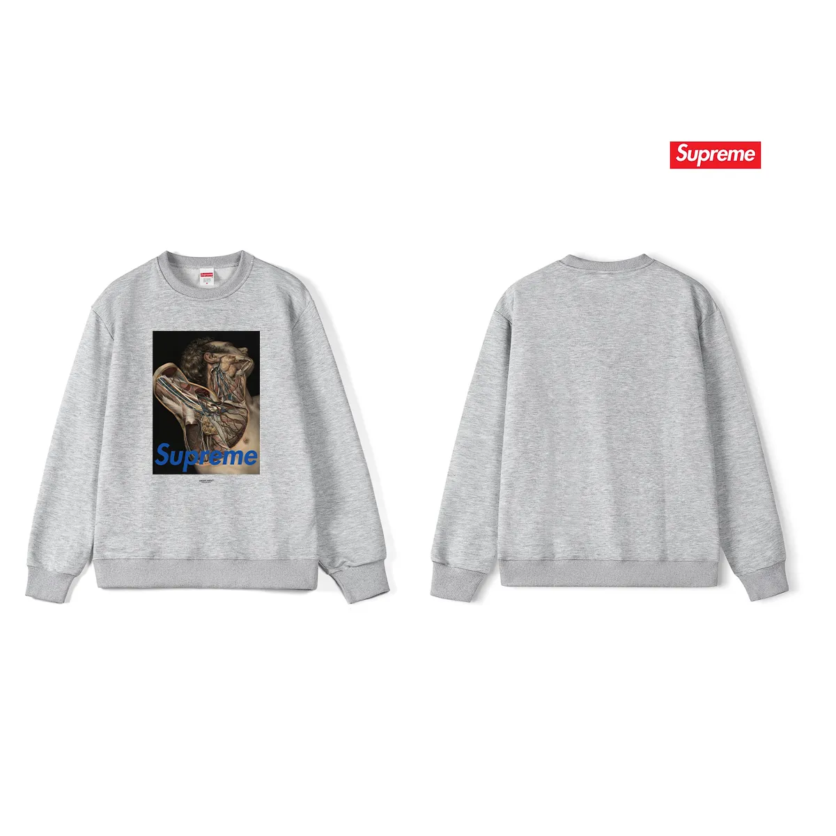 Style No. S1178 #terry p150💰 Plus velvet 160💰 Supreme Undercover Public Enemy co-branded anatomy People's Enemy bullseye round neck sweatshirt Made of 400 grams of large terry (drop shoulder large version) fabric, soft texture and no pilling Imported environmentally friendly printing glue The pattern is bright and three-dimensional Quality 💥Same style for men and women The upper body is trendy Color: black white gray Size: S M L XL XXL