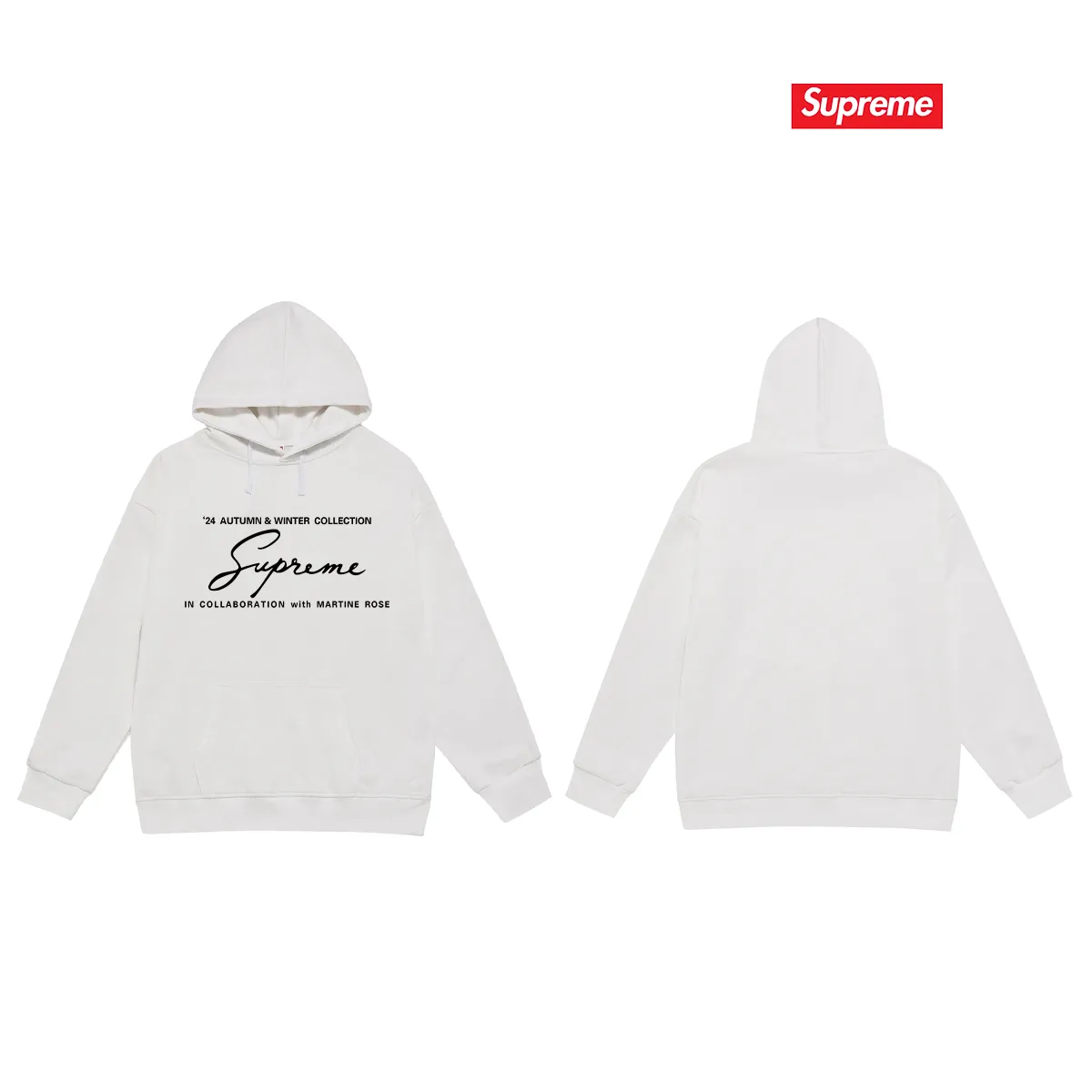 Style No. S2208 #terry P160💰 Velvet P170💰 New Sup letter print hooded sweatshirt Made of 400g large terry 430g silver fox velvet (drop shoulder large version) fabric, soft texture and no pilling Imported environmentally friendly printing glue The pattern is bright and three-dimensional Quality 💥Same style for men and women The upper body is trendy Color: black white gray Size: S M L XL XXL