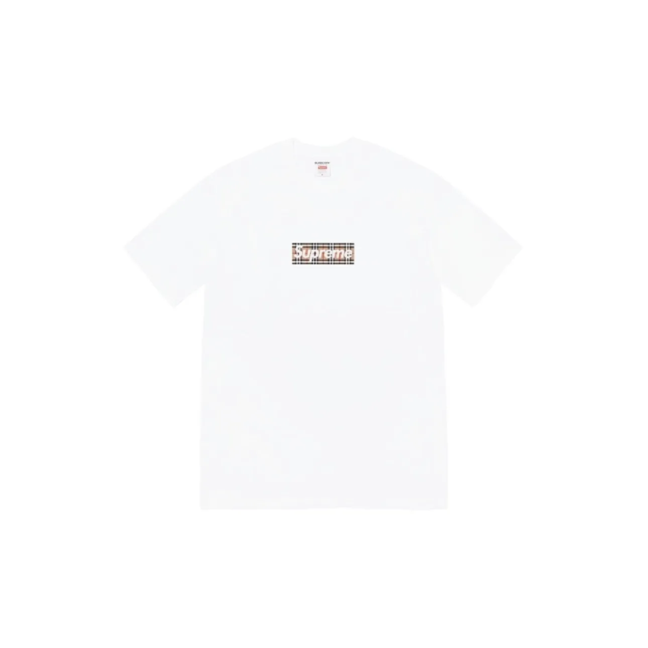#S21 P110💰 Supreme SS22 Week 3 x Burberry co-branded Box Logo Tee Logo printed round neck comfortable short-sleeved T-shirt. The same style for men and women is made of 260g combed cotton double yarn. From fabrics to accessories, all three standards are complete and follow ZP. Imported Matsui company slurry printing will never crack. The whole piece is made of three-needle five-thread technology. The neckline-shoulder seam-sleeve seam is double-lined, which looks more three-dimensional and textured.) The same process as the original version, classic version Feel free to compare zp. The whole piece is made using three-needle five-thread craftsmanship. The neckline-shoulder seam-sleeve seam is double-threaded, which looks more three-dimensional and textured.) It has the same craftsmanship as the original original, classic version. Color: black and white. Size: S M L XL XXL.