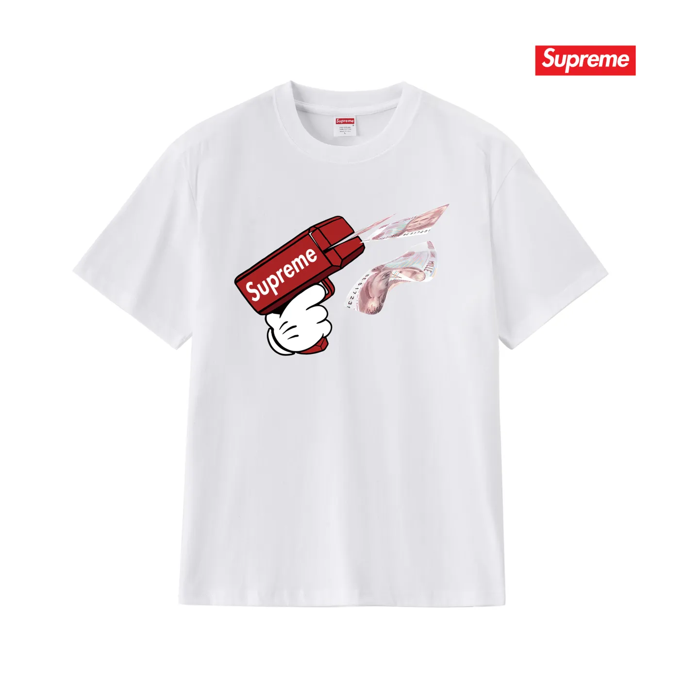 S167 P110💰 Sup STK008_KID GRIGIO printed short-sleeved men's and women's couple's wear, the same style pure cotton round neck casual half-sleeved T-shirt, loose fit, using 260 grams of combed cotton double yarn, from fabrics to accessories, all three standards are complete and follow ZP. Imported Matsui company's slurry printing will never crack. The whole piece is made with a three-needle five-thread process. The collar-shoulder seam-sleeve seam is a double line, which looks more three-dimensional and textured. The process is consistent with the authentic original version, and the classic version is free to compare.