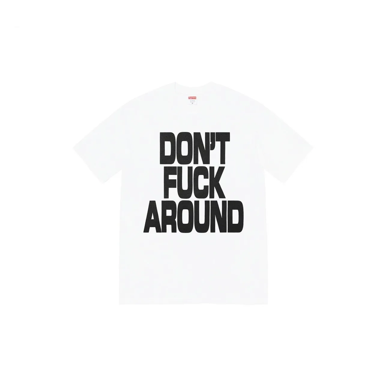 #S78 P110💰 Supreme FW22 Week 5 Don’t Around Tee Letter printed round neck pullover short-sleeved T-shirt is made of 260g combed cotton double yarn. From fabrics to accessories, all three standards are complete and ZP is imported. The slurry printing from Matsui Company will never crack. The whole piece is made of three-needle five-thread technology. The neckline-shoulder seam-sleeve seam is double-lined, which looks more three-dimensional and textured) and the original version has the same craftsmanship and classic version. Feel free to compare zp. The whole piece is made using three-needle five-thread craftsmanship. The neckline-shoulder seam-sleeve seam is double-threaded, making it look more three-dimensional and textured.) It has the same craftsmanship as the authentic original, classic version. Color: black, white, gray. Size: S M L XL XXL.