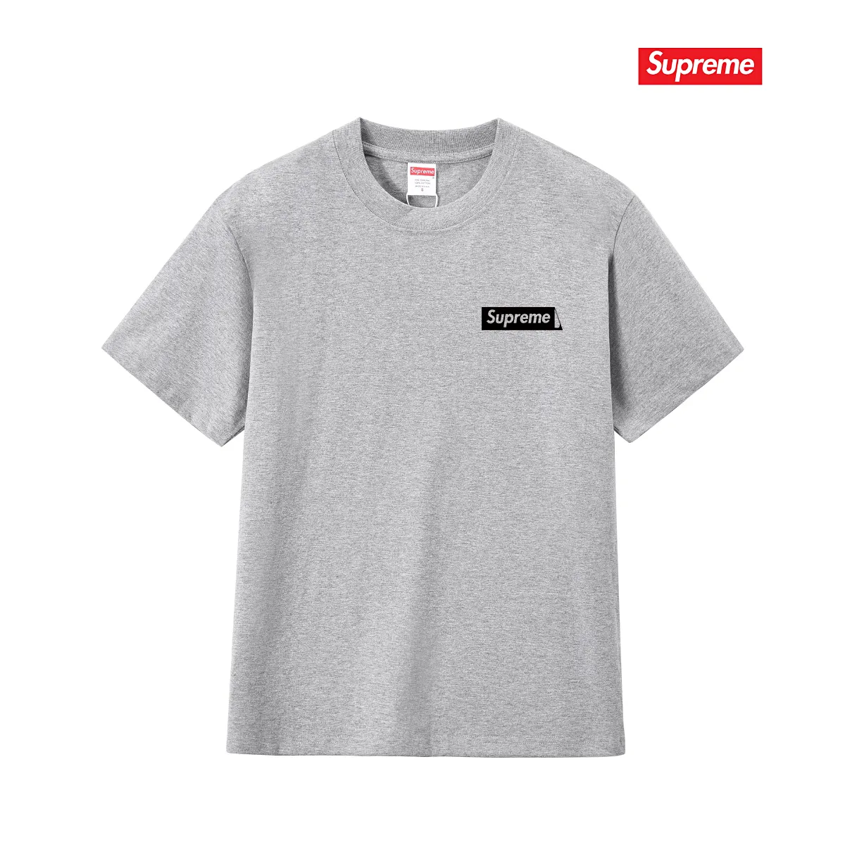 S243 P110💰 Supreme Week 17 No More Shit Tee letter printed round neck T-shirt, same style for men and women, loose fit, made of 260g combed cotton double yarn, all three standards from fabrics to accessories are in compliance with ZP, imported Matsui Company slurry printing will never crack, the whole piece adopts three-needle five-thread process (neckline-shoulder seam-sleeve seam double line, looks more three-dimensional and textured) consistent with the original version, classic version Feel free to compare zp. The whole piece adopts three-needle five-thread craftsmanship (neckline-shoulder seam-sleeve seam double thread, which looks more three-dimensional and textured). It has the same craftsmanship as the original original, classic version. Color: black, white, light gray, pink, navy. Size: S M L XL XXL