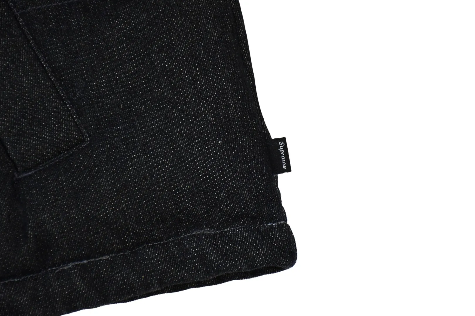 S704💰p566 The top version of Supreme Denim PUFFER VEST Nike co-branded denim vest. The original version has the same denim fabric texture and is windproof. The upper body is full of texture. The hardware accessories are No. 5 + No. 3 YKK zippers, which are consistent with the original version. Color: black blue Size: S~XL