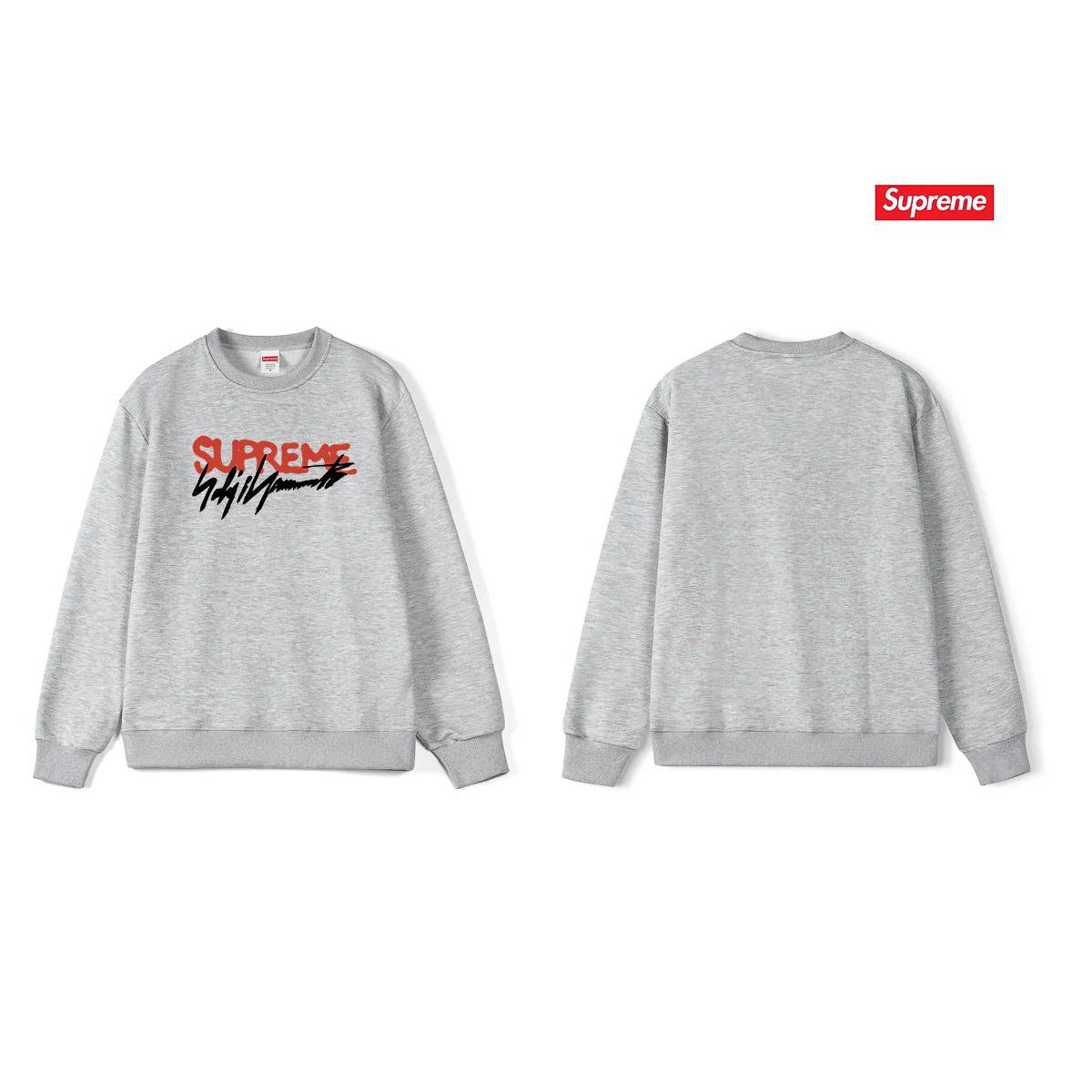 Style No. S1061 #terry p150💰 Velvet 160💰 SupremeWeek 4 Supreme x Yohji Yamamoto Joint model Designer signature Logo graffiti font Round neck sweatshirt Made of 400 grams of large terry (drop shoulder large version) fabric Soft texture and no pilling Imported environmentally friendly printing glue The pattern is bright and three-dimensional Quality 💥Same style for men and women The upper body is trendy Color: black white Gray Size: S M L XL XXL