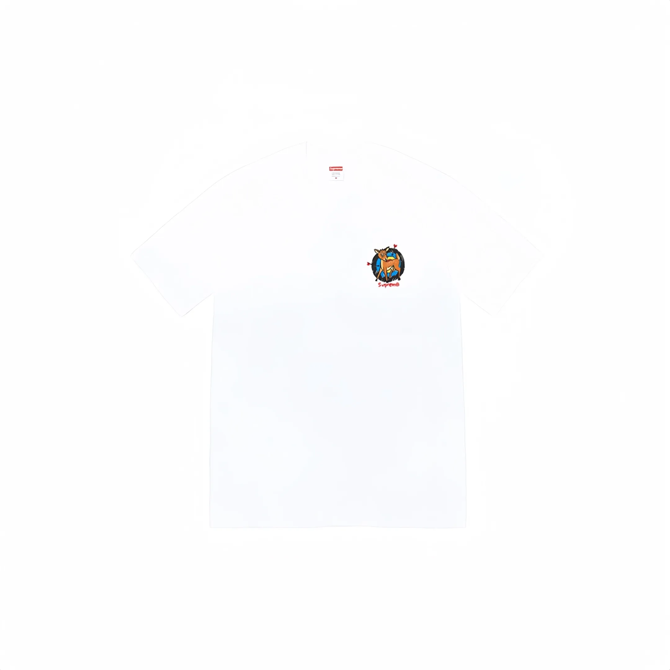 #S52 P110💰 Supreme SS22 Week 1 Deer Tee Deer target cartoon pattern printed round neck short-sleeved T-shirt is made of 260 grams of combed cotton double yarn. From fabric to accessories, all three standards are complete and ZP is imported. Matsui company’s slurry printing will never crack. The whole piece is made of three-needle five-thread technology. The neckline-shoulder seam-sleeve seam is double-lined, which looks more three-dimensional and textured.) The same process as the original version, classic version Feel free to compare zp. The whole piece adopts three-needle five-thread craftsmanship. The neckline-shoulder seam-sleeve seam is double-threaded, which looks more three-dimensional and textured.) It has the same craftsmanship as the original original, classic version. Color: Purple Black Green White Size: S M L XL XXL