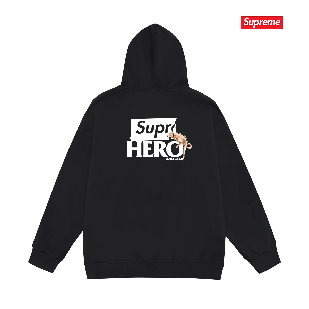 Style number S2018 #terry P160💰 Velvet P170💰 Supreme ANTIHERO joint series SS22 Week 17 Antihero Dog Tee Dog letter logo printed hooded sweatshirt Made of 400g large terry 430g silver fox velvet (drop shoulder large version) fabric, soft texture and no pilling Imported environmentally friendly printing glue The pattern is bright and three-dimensional Quality 💥 Same style for men and women The upper body is trendy Color: Black White Gray Size: S M L XL XXL