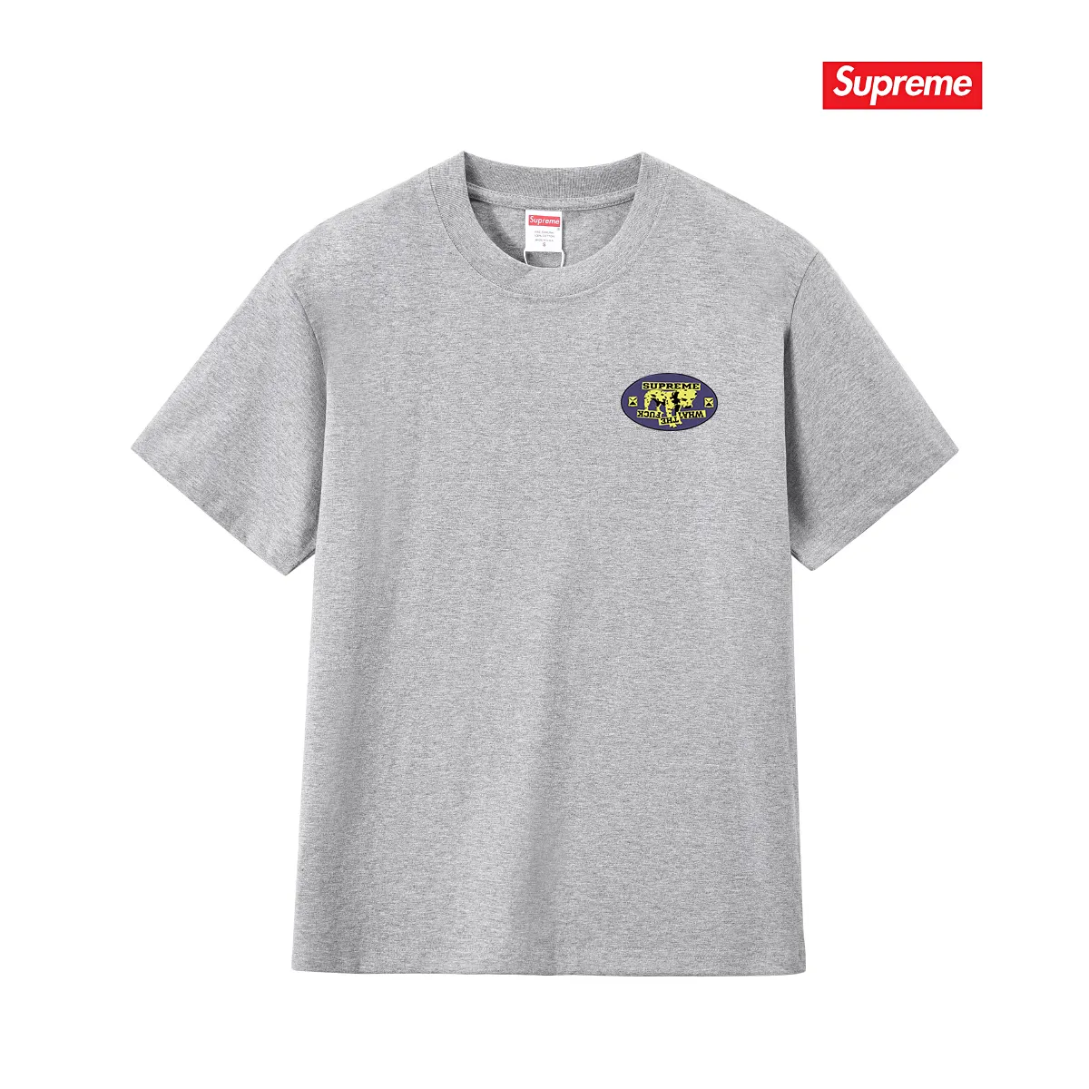 S260 P110💰 Supreme camouflage Dalmatian round neck short-sleeved T-shirt, same style for men and women, loose fit, made of 260g combed cotton double yarn, all three standards from fabrics to accessories, ZP, imported Matsui company slurry printing will never crack, the whole piece adopts three-needle five-thread process (neckline-shoulder seam-sleeve seam double line, looks more three-dimensional and textured) consistent with the original version, classic version Feel free to compare zp. The whole piece adopts three-needle five-thread craftsmanship (neckline-shoulder seam-sleeve seam double thread, which looks more three-dimensional and textured). It has the same craftsmanship as the original original, classic version. Color: black, white, light gray, pink, navy. Size: S M L XL XXL