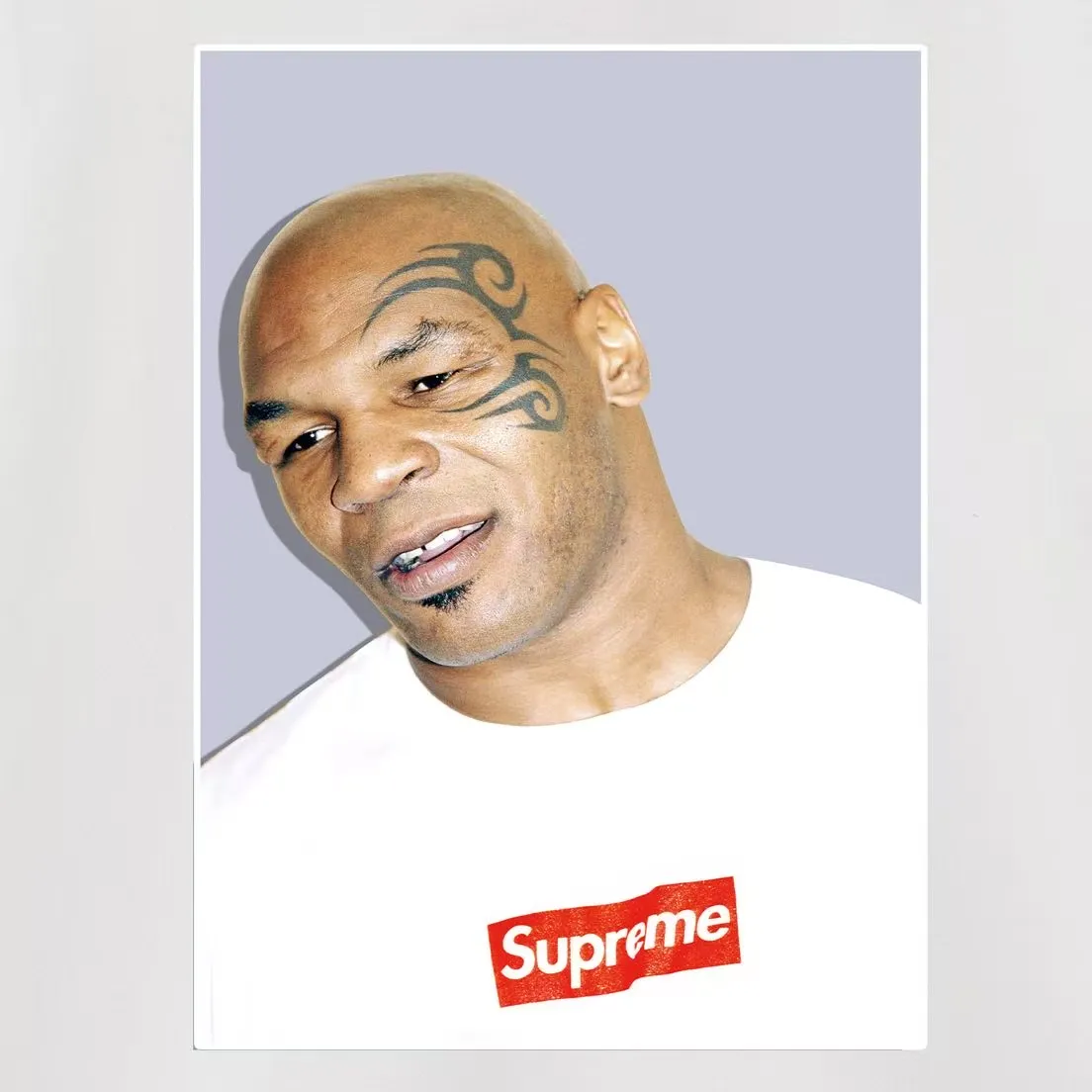 Style No. S2117 #terry P160💰 Velvet P170💰 Supreme Mike Tyson Tee Tyson print hooded sweatshirt Made of 400g large terry 430g silver fox velvet (drop shoulder large version) fabric, soft texture and no pilling Imported environmentally friendly printing glue The pattern is bright and three-dimensional Quality 💥Same style for men and women The upper body is trendy Color: black white gray Size: S M L XL XXL