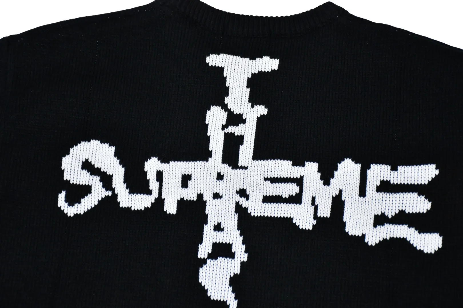 S566💰p320 Top version SUPREME®/THRASHER® CREWNECK FW24 flame co-branded letter logo sweater OS version same style for men and women Customized YB texture wash mark Wool: 1/13 wool Weaving method: sesame dot jacquard Number of needles: multi-gauge Machine: German STOLL computerized flat knitting machine Size: S~XL Color: black gray orange
