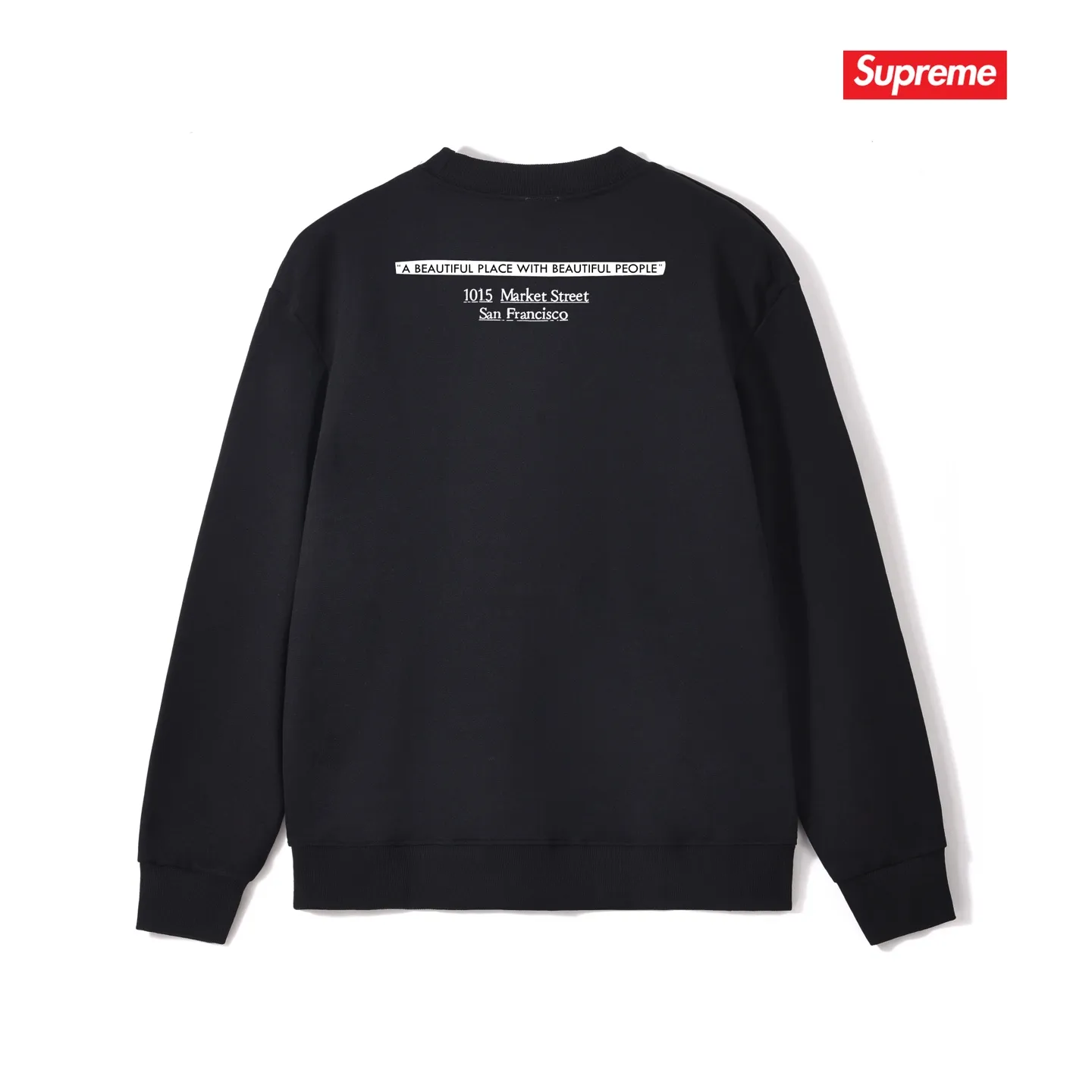 Style No. S1221 #terry p150💰 Velvet 160💰 Sup 68FW SF BOX LOGO TEE San Francisco co-branded classic print round neck sweatshirt Made of 400 grams of large terry (drop shoulder large version) fabric, soft texture and no pilling Imported environmentally friendly printing glue The pattern is bright and three-dimensional Quality 💥 Same style for men and women The upper body is fashionable Color: black white gray Size: S M L XL XXL