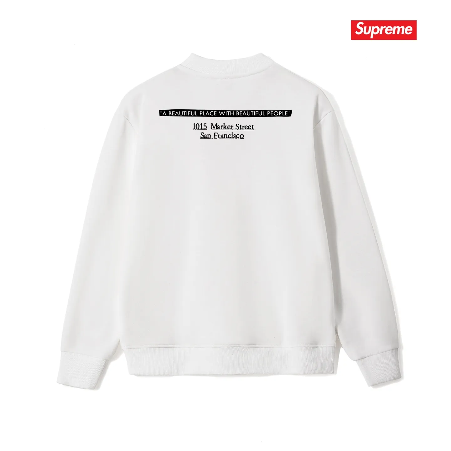 Style No. S1221 #terry p150💰 Velvet 160💰 Sup 68FW SF BOX LOGO TEE San Francisco co-branded classic print round neck sweatshirt Made of 400 grams of large terry (drop shoulder large version) fabric, soft texture and no pilling Imported environmentally friendly printing glue The pattern is bright and three-dimensional Quality 💥 Same style for men and women The upper body is fashionable Color: black white gray Size: S M L XL XXL