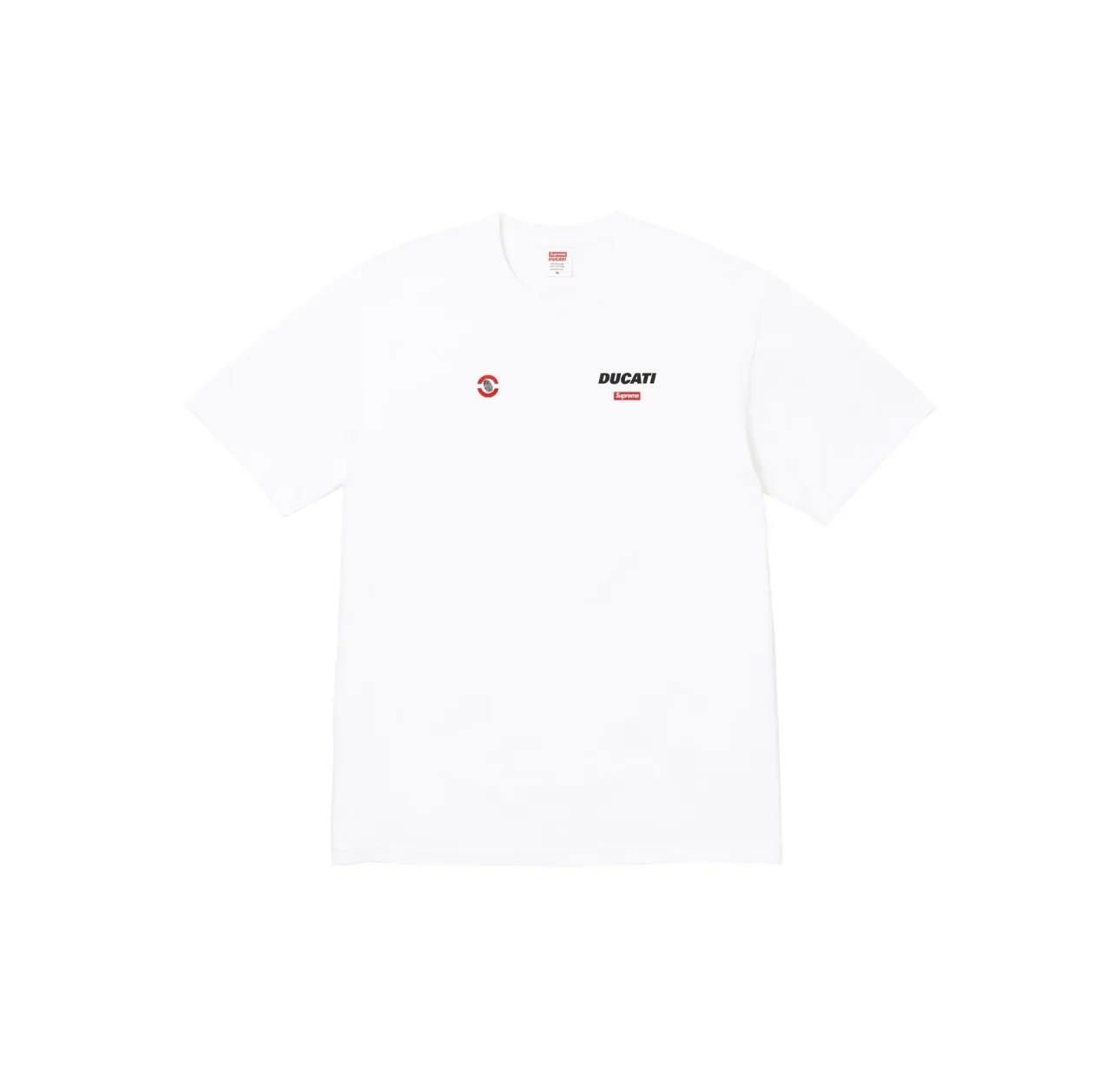 #S82 P110💰 Supreme x DUCATI joint model SS24 WEEK16 LOGO TEE short-sleeved T-shirt with logo printing on the back. The same style for men and women is made of 260 grams of combed cotton double yarn. From fabrics to accessories, all three standards are complete and follow ZP. Imported Matsui Company pulp printing will never crack. The whole piece is made with three-needle and five-thread craftsmanship. The neckline-shoulder seam-sleeve seam is double-lined, and it looks more three-dimensional and textured. The craftsmanship is the same as that of the authentic original version, and the classic version. Feel free to compare zpThe whole piece is made of three-needle five-thread craft. The neckline-shoulder seam-sleeve seam is double-threaded, and it looks more three-dimensional and textured. The craftsmanship of the whole piece is the same as that of the authentic original version. It has a classic style. Color: Black White Red Size: S M L XL XXL