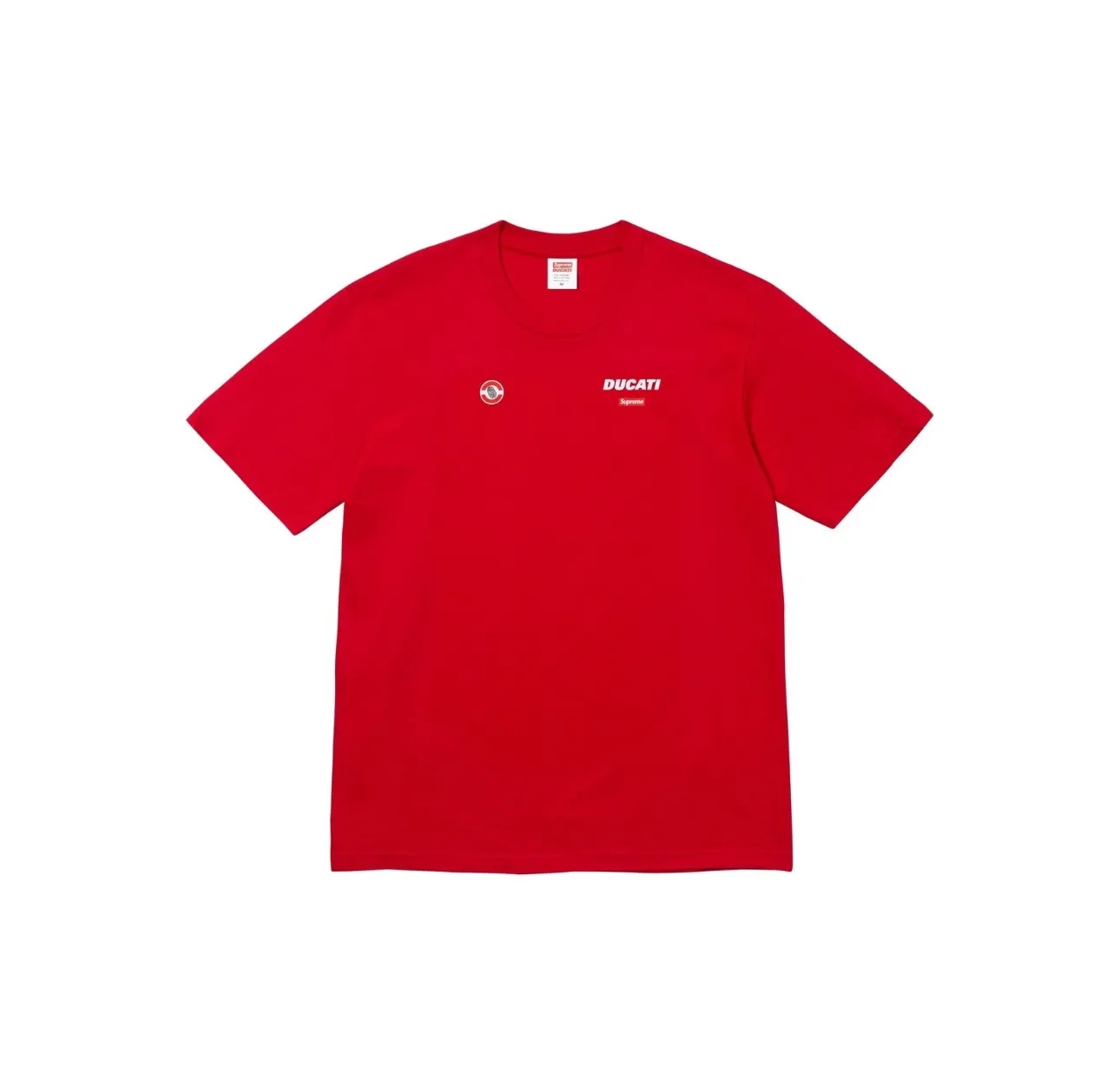 #S82 P110💰 Supreme x DUCATI joint model SS24 WEEK16 LOGO TEE short-sleeved T-shirt with logo printing on the back. The same style for men and women is made of 260 grams of combed cotton double yarn. From fabrics to accessories, all three standards are complete and follow ZP. Imported Matsui Company pulp printing will never crack. The whole piece is made with three-needle and five-thread craftsmanship. The neckline-shoulder seam-sleeve seam is double-lined, and it looks more three-dimensional and textured. The craftsmanship is the same as that of the authentic original version, and the classic version. Feel free to compare zpThe whole piece is made of three-needle five-thread craft. The neckline-shoulder seam-sleeve seam is double-threaded, and it looks more three-dimensional and textured. The craftsmanship of the whole piece is the same as that of the authentic original version. It has a classic style. Color: Black White Red Size: S M L XL XXL