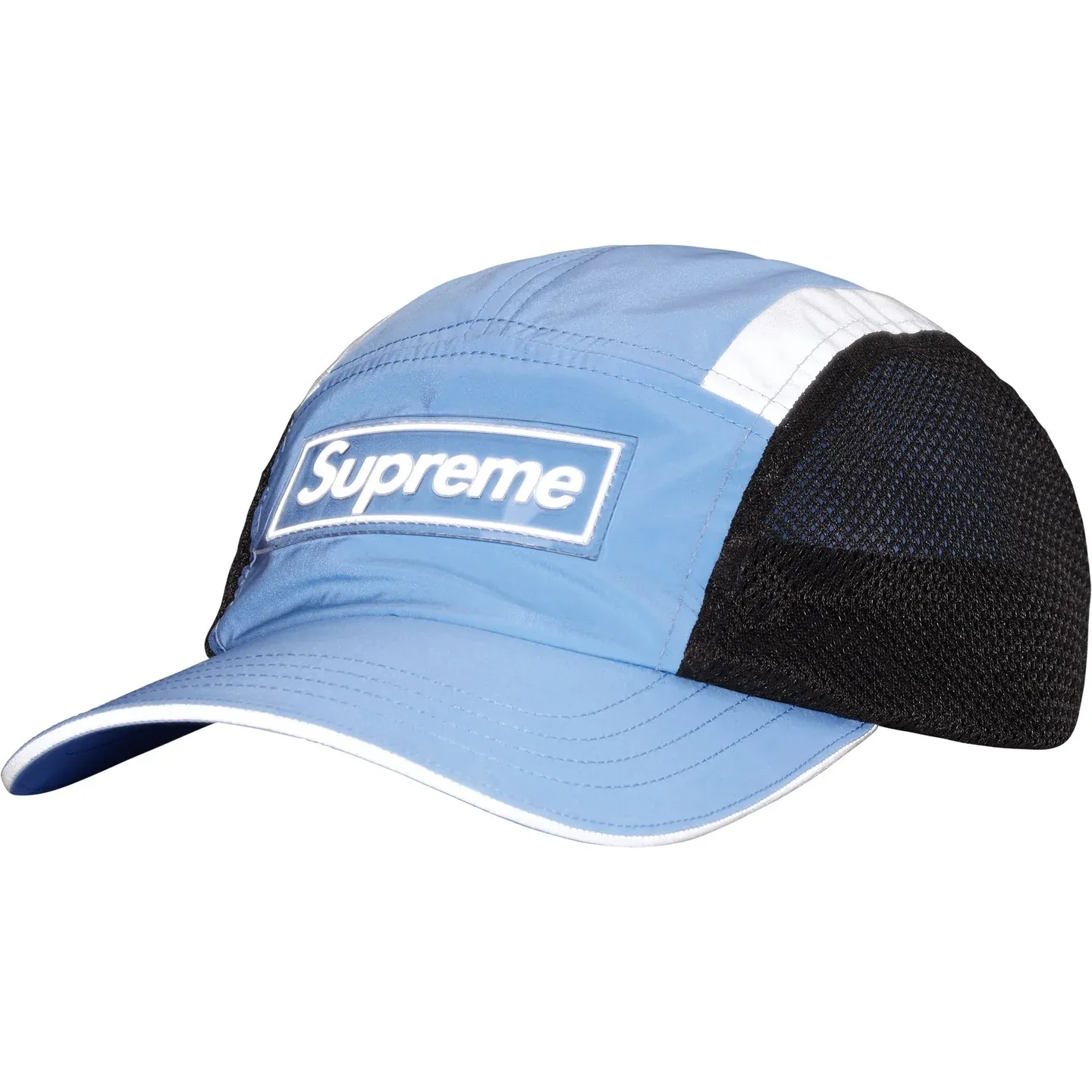 🅿️140 N035 Sup Side Mesh Camp Cap6M Reflective Side Mesh Baseball Cap Peaked Cap Black Apricot Red Blue