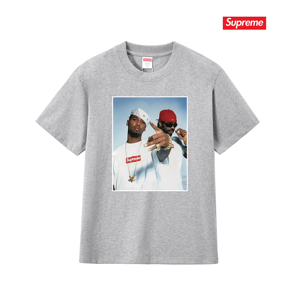 S191 P110💰 Sup new Komi Frog Tyson Mafia short-sleeved T-shirt summer half-sleeve for men and women, loose and versatile tee, loose fit. Made of 260 grams of combed cotton double yarn. All three standards are complete from fabrics to accessories. ZP. Imported Matsui company slurry printing will never crack. The whole piece adopts three-needle five-thread process. The neckline-shoulder seam-sleeve seam is double-lined, which looks more three-dimensional and textured.) The same process as the authentic original, classic version Feel free to compare zp. The whole piece adopts three-needle five-thread craftsmanship (neckline-shoulder seam-sleeve seam double thread, which looks more three-dimensional and textured). It has the same craftsmanship as the original original, classic version. Color: black, white, light gray, pink, navy. Size: S M L XL XXL