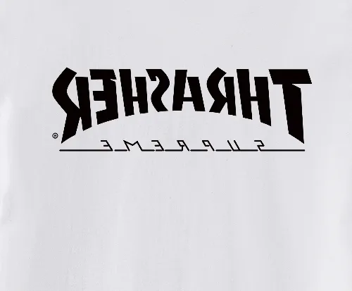 S262 P110💰 Supreme THRASHER co-branded comfortable T-shirt with character pattern printing, same style for men and women, loose fit, made of 260g combed cotton double yarn, all three standards from fabrics to accessories, ZP, imported Matsui company slurry printing will not crack, the whole piece adopts three-needle five-thread process. The neckline-shoulder seam-sleeve seam is double-lined, looks more three-dimensional and textured) and the original version has the same craftsmanship, classic version Feel free to compare zp. The whole piece adopts three-needle five-thread craftsmanship (neckline-shoulder seam-sleeve seam double thread, which looks more three-dimensional and textured). It has the same craftsmanship as the original original, classic version. Color: black, white, light gray, pink, navy. Size: S M L XL XXL