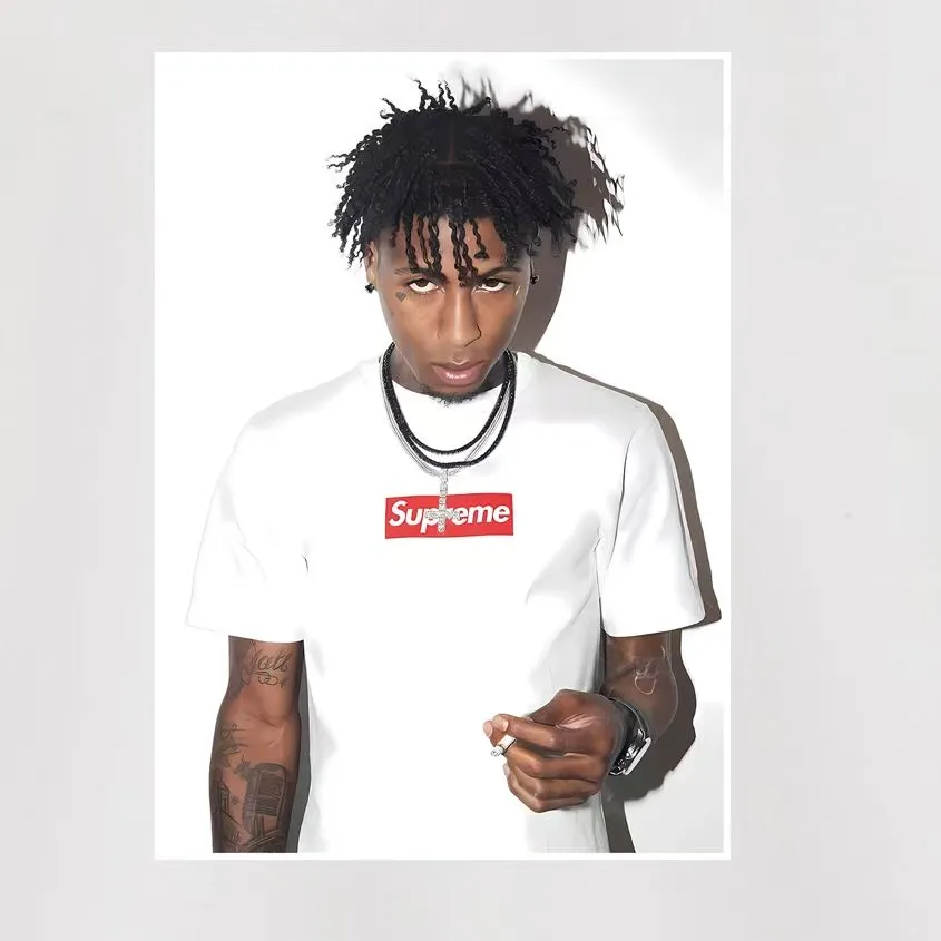 Style No. S2069 #terry P160💰 Velvet P170💰 Supreme FW23 Autumn and Winter Series WEEK1 NBA YOUNGBOY TEE character printed hooded sweatshirt Made of 400g large terry 430g silver fox velvet (drop shoulder large version) fabric, soft texture and no pilling Imported environmentally friendly printing glue The pattern is bright and three-dimensional Quality 💥Same style for men and women The upper body is trendy Color: black White Gray Size: S M L XL XXL