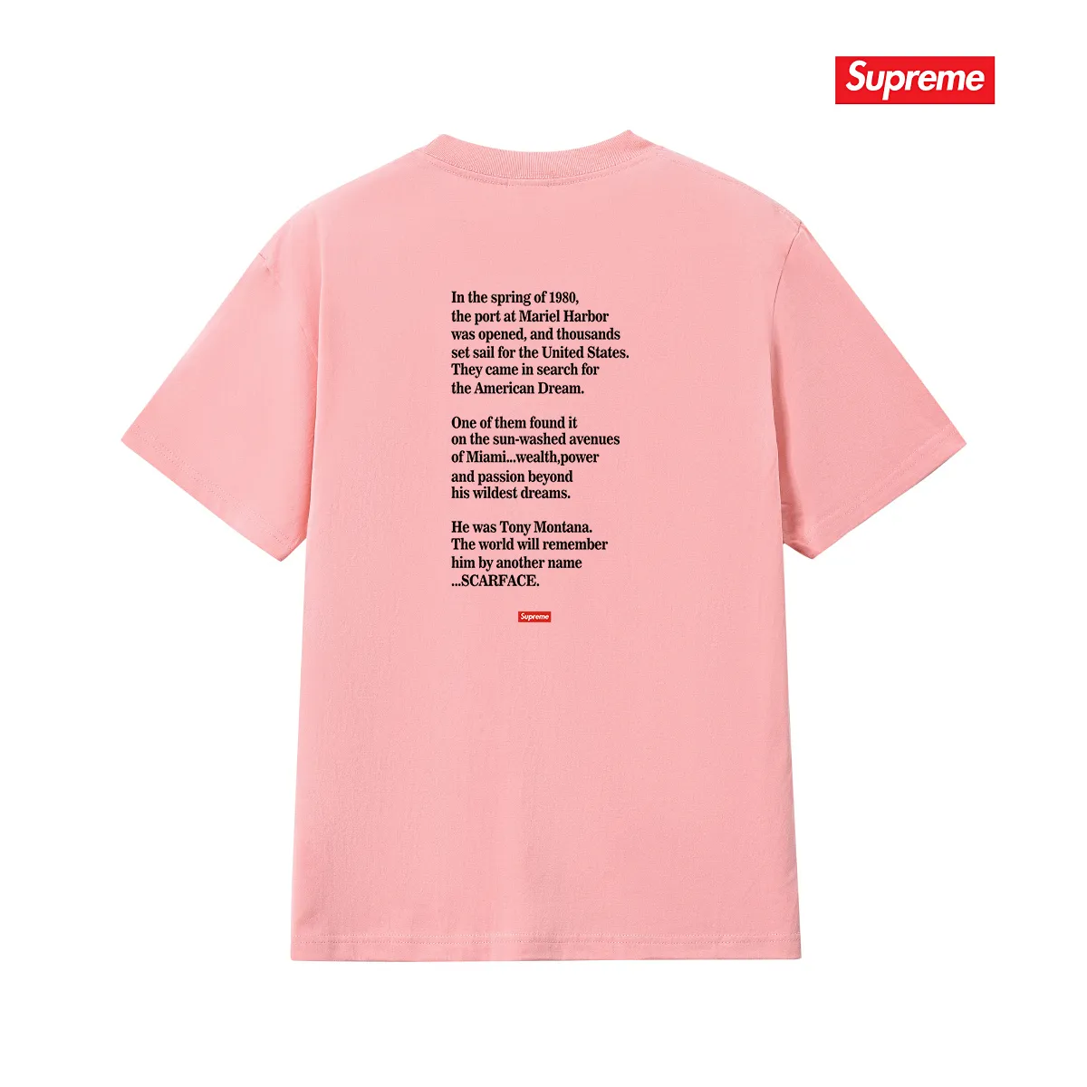 Supreme The whole piece is made with a three-needle five-thread process. The neckline-shoulder seam-sleeve seam is double-lined, and it looks more three-dimensional and textured. The process is the same as the authentic original version. The classic version. Feel free to compare zp. The whole piece is made of a three-needle five-thread process. The neckline-shoulder seam-sleeve seam is double-threaded, which looks more three-dimensional and textured. The process is the same as the authentic original version. The classic version. Color: Black White Light Gray Pink Navy Size: S M L XL XXL