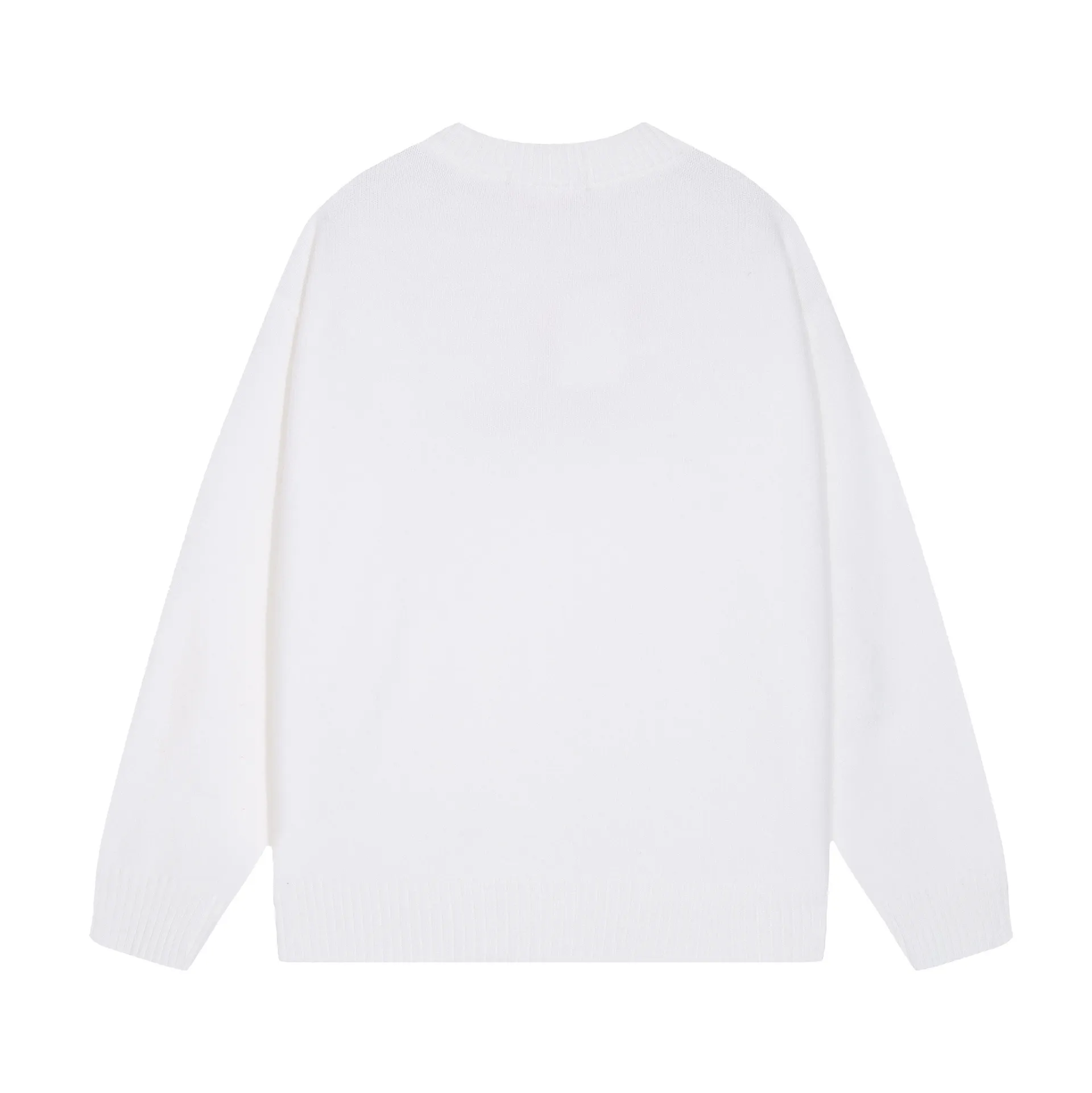 P300 Supreme new embroidered letter logo round neck wool knitted sweater Color: White Black Blue Pink Size: S M L XL XXL