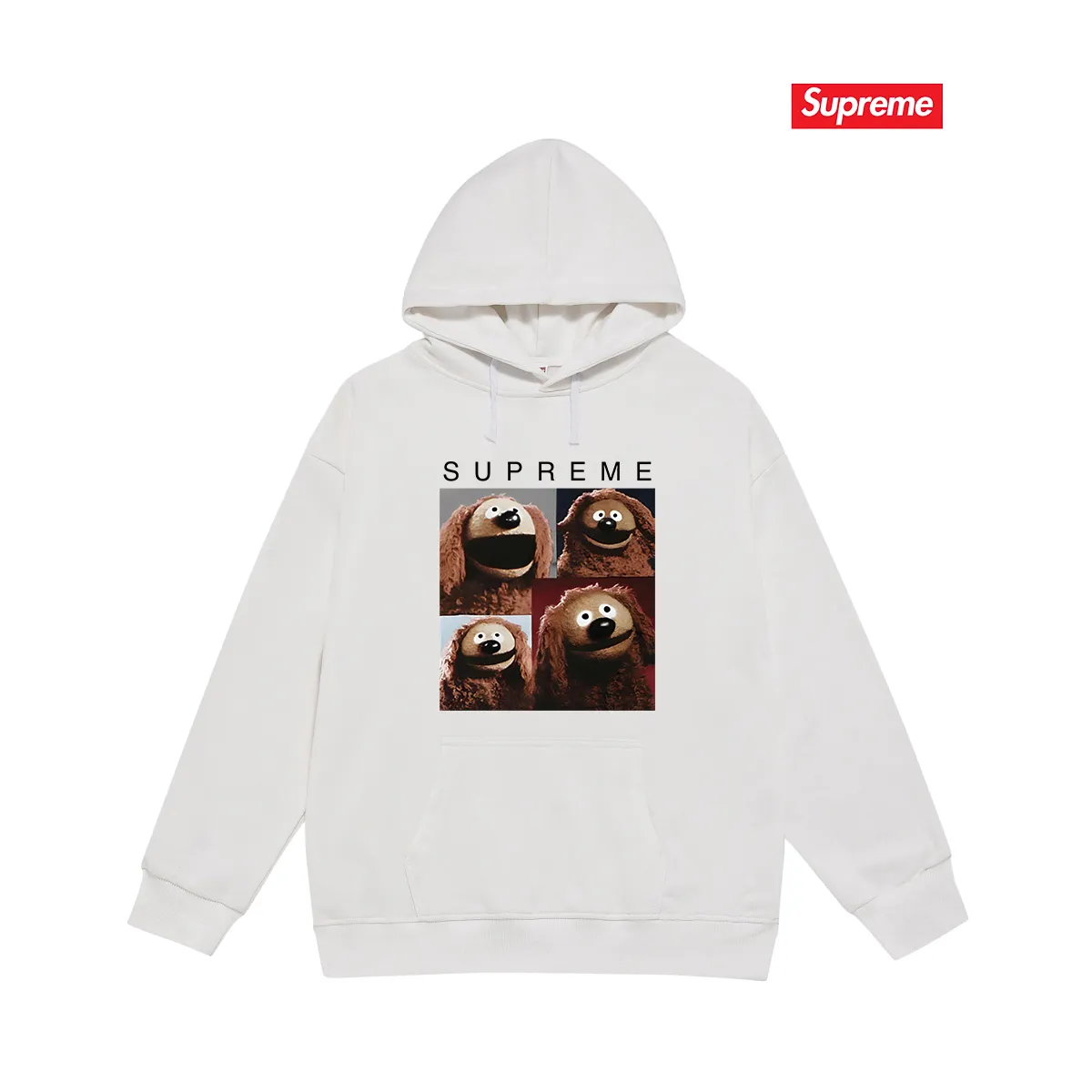 Style No. S2066 #terry P160💰 Velvet P170💰 Supreme SS24 WEEK1 anime print hooded sweatshirt Made of 400g large terry 430g silver fox velvet (drop shoulder large version) fabric, soft texture and no pilling Imported environmentally friendly printing glue The pattern is bright and three-dimensional Quality 💥Same style for men and women The upper body is trendy Color: black white gray Size: S M L XL XXL