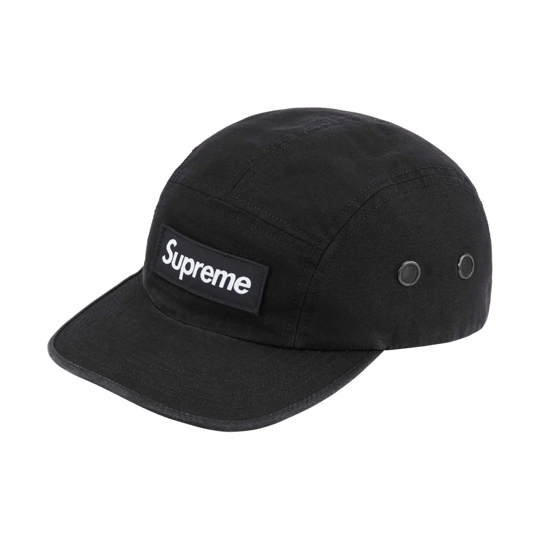 🅿️106 S178 Supreme 24ss MILITARY CAMP CAP Color: black green red camouflage green camouflage