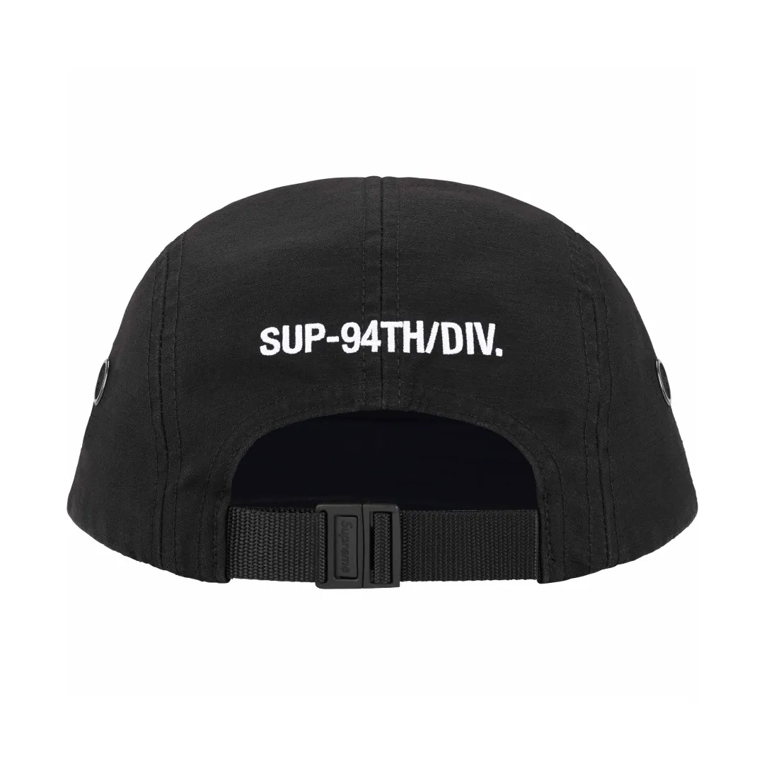 🅿️106 S178 Supreme 24ss MILITARY CAMP CAP Color: black green red camouflage green camouflage
