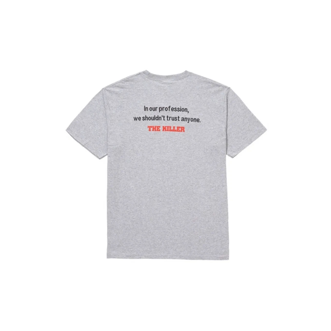 #S36 P110💰 Supreme FW18 The Killer Trust Tee Red Chow Yun-fat printed short-sleeved T-shirt, same style for men and women. The red color is made of 260 grams of combed cotton double yarn. All three standards are complete from fabrics to accessories. ZP. Imported Matsui company's slurry printing will never crack. The whole piece adopts three-needle five-thread technology. The collar-shoulder seam-sleeve seam is double-lined, which looks more three-dimensional and textured.) The same process as the original version, classic version Feel free to compare zp. The whole piece adopts three-needle five-thread craftsmanship. The neckline-shoulder seam-sleeve seam is double-threaded, which looks more three-dimensional and textured.) It has the same craftsmanship as the original original, classic version. Color: black, gray, white, red. Size: S M L XL XXL