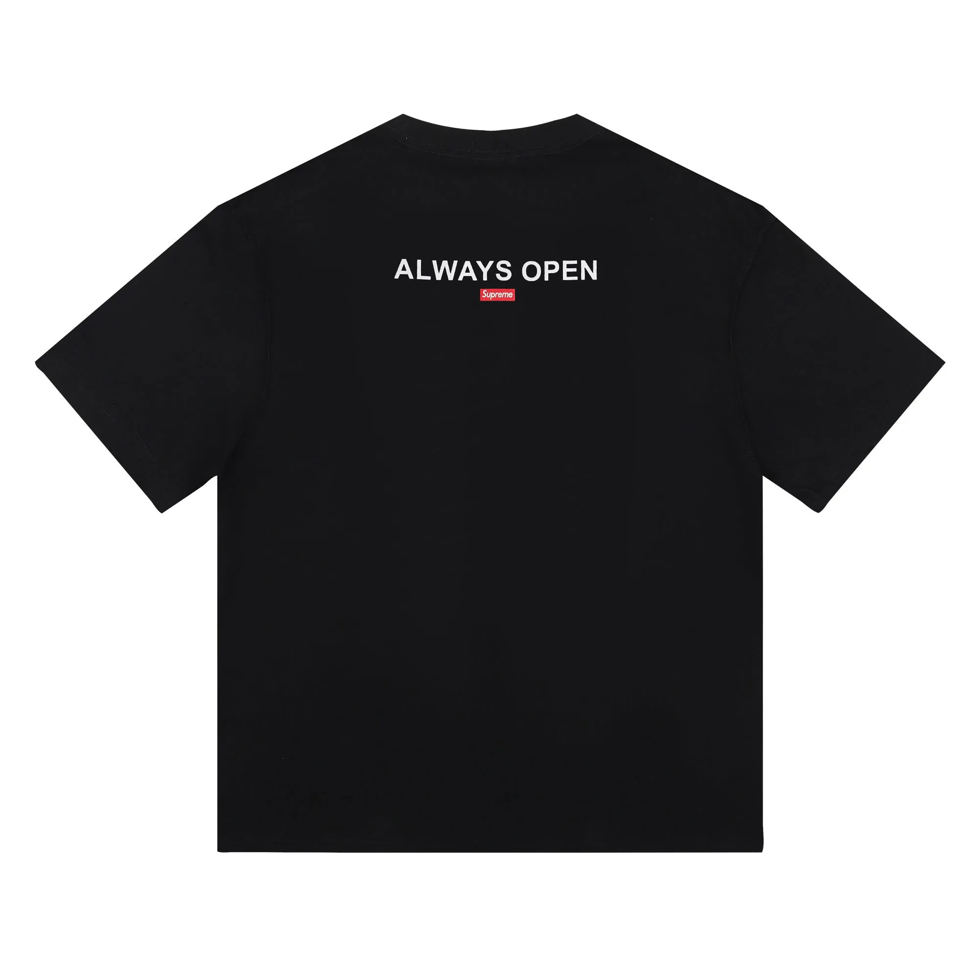P136 supreme iron dollar white black SMLXL size shoulder width bust length S 52 56 70 M 54 58 72 L 56 60 74 XL 58 62 76