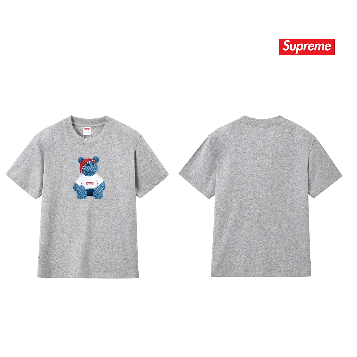 S197 P110💰 upreme new trendy short-sleeved colorful letters cupid catwoman catwoman saxophone clown smoke T-shirt. Loose fit. Made of 260g combed cotton double yarn. From fabric to accessories, all three standards are complete and ZP. The slurry printing imported from Matsui company will never crack. The whole piece adopts three-needle five-thread process. The neckline-shoulder seam-sleeve seam is double-lined, which looks more three-dimensional and textured. The same process as the original version, classic version. Feel free to compare zp. The whole piece adopts three-needle five-thread craftsmanship (neckline-shoulder seam-sleeve seam double thread, which looks more three-dimensional and textured). It has the same craftsmanship as the original original, classic version. Color: black, white, light gray, pink, navy. Size: S M L XL XXL